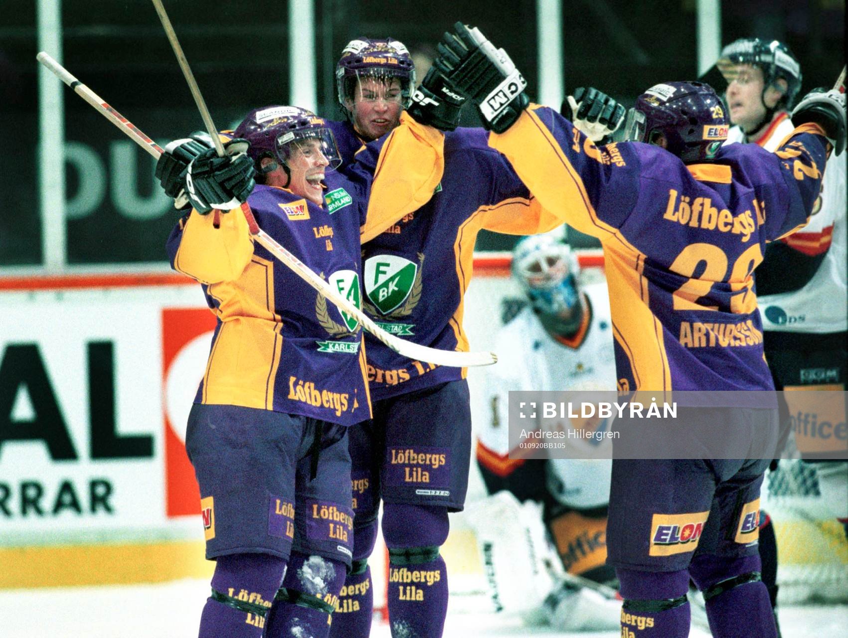Dieter Kalt, Rickard Wallin och Greger Artursson,
