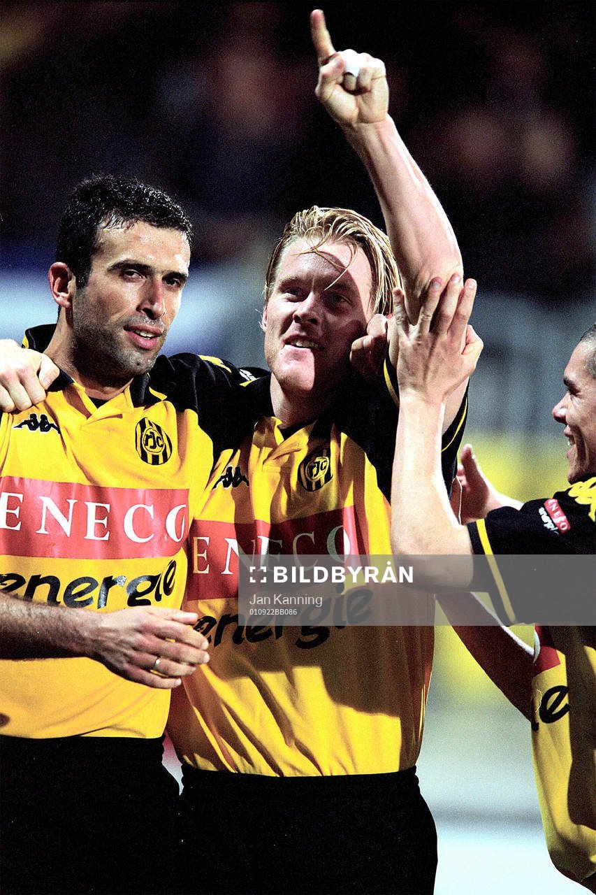 Fotboll, holländsk, Anastasiou , Fredrik Berglund och