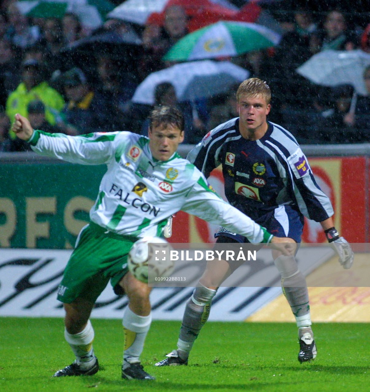 Hammarby - Malmö FF: Mikael Hellström, Erland Hellström