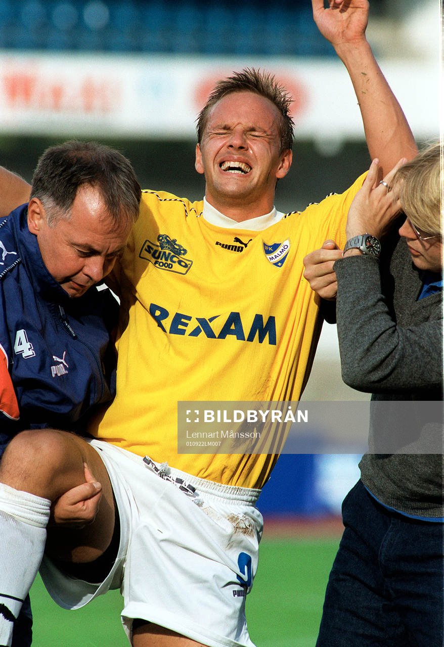 Jonas Danielsson, IFK Malmö, skadad