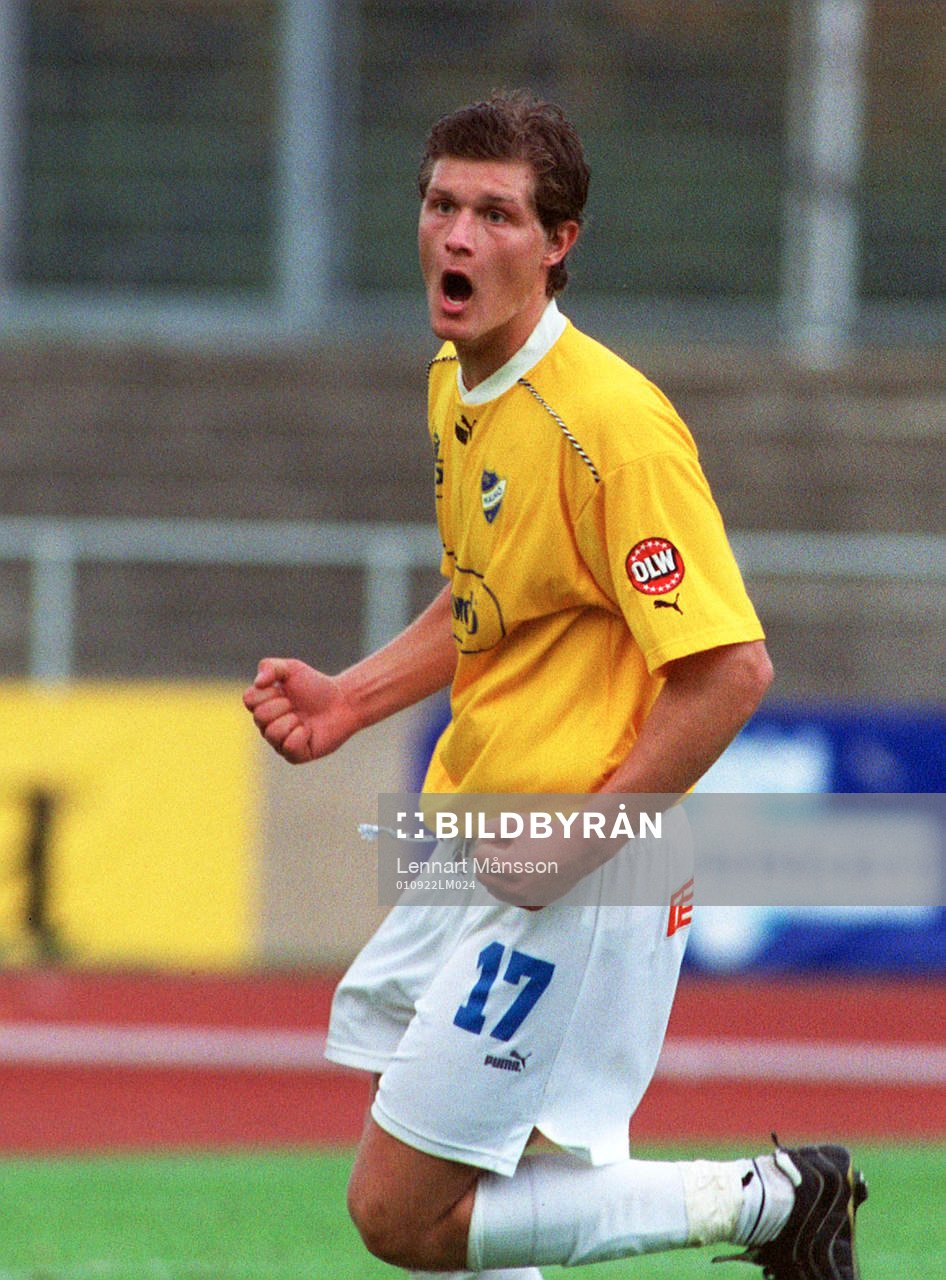 Fotboll, superettan, Målskytten Glenn Holgersson, IFK