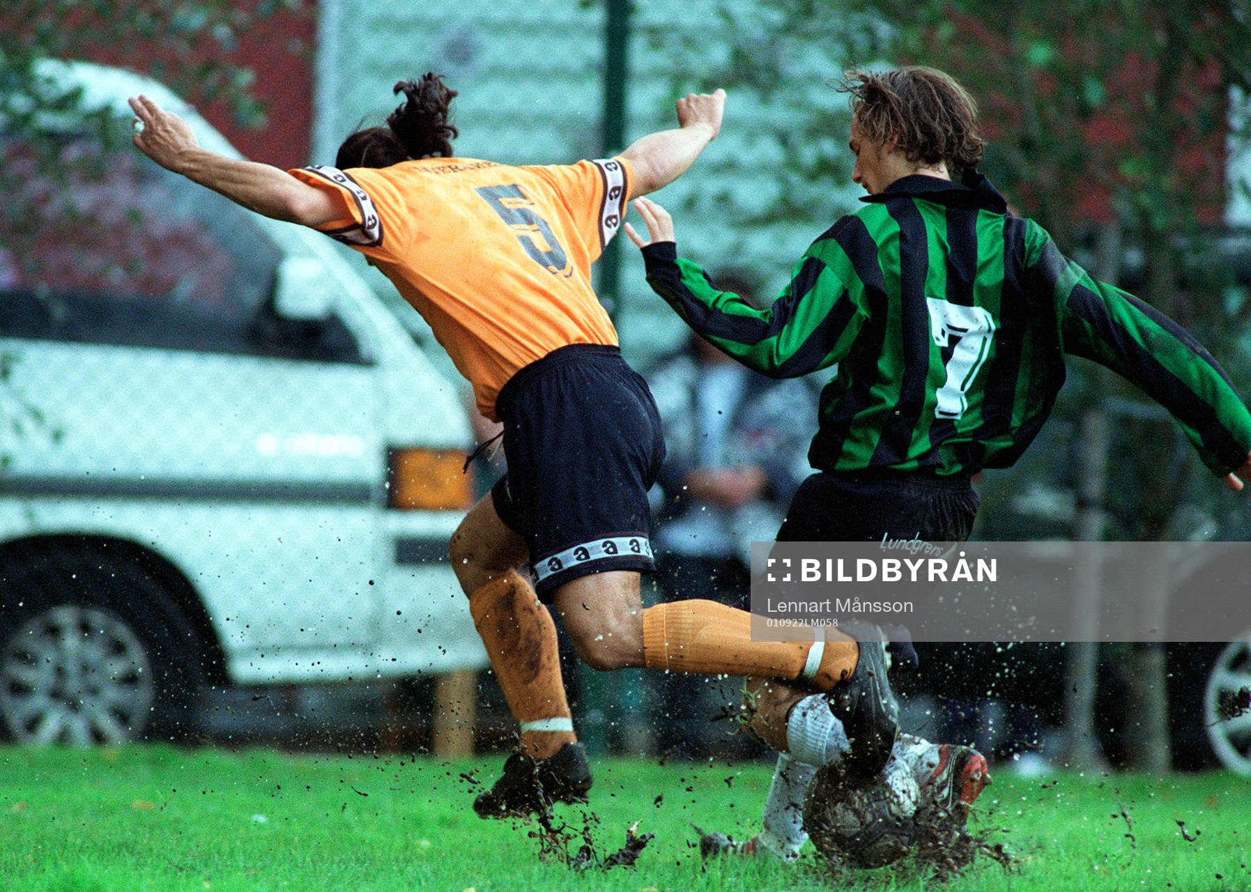Blöta, match mellan Interamerica - Vintrie, regn,