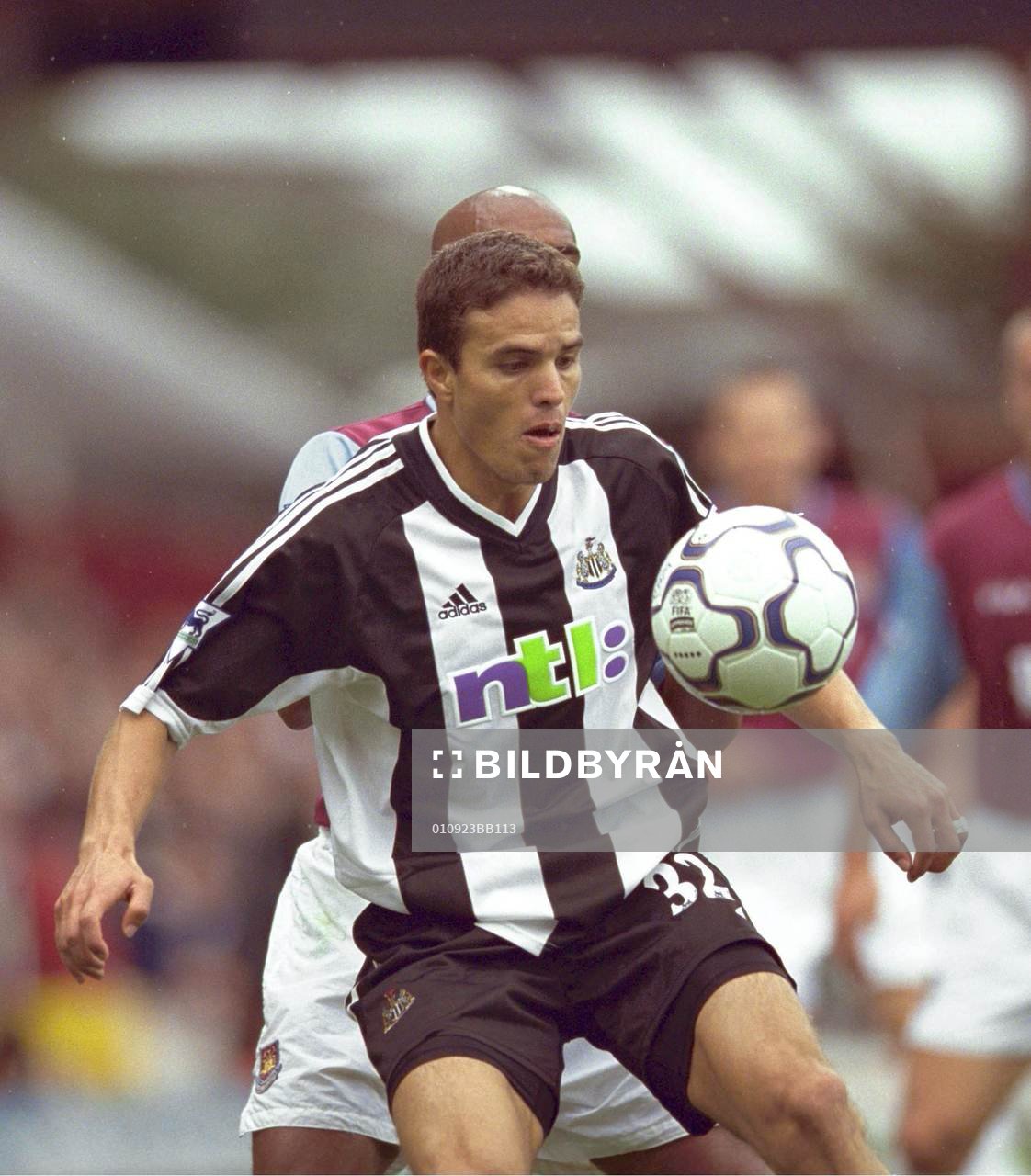 Fotboll, engelsk, Laurent Robert, Newcastle united