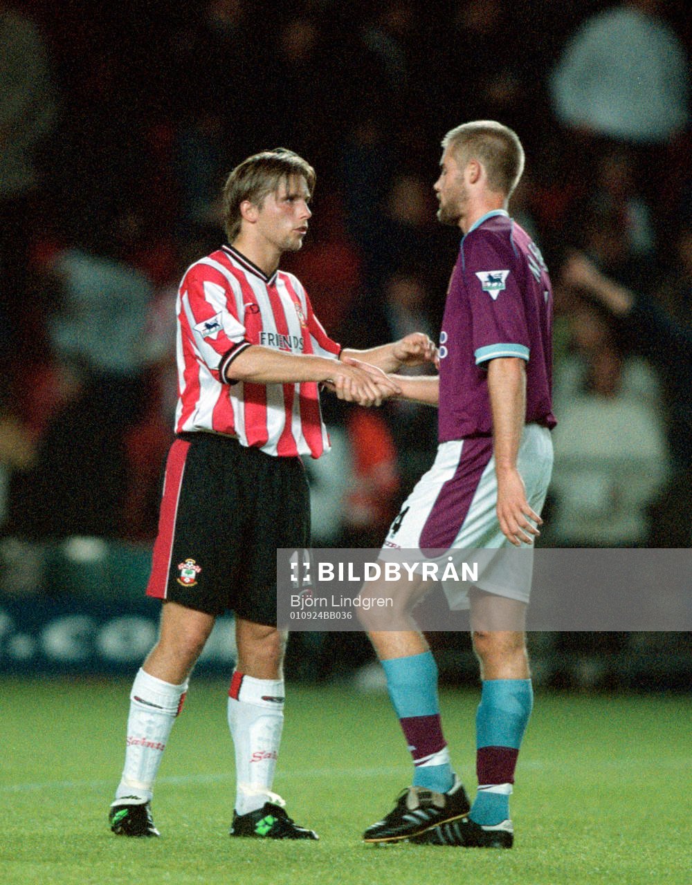 Anders Svensson, Southampton och Olof Mellberg, Aston Villa