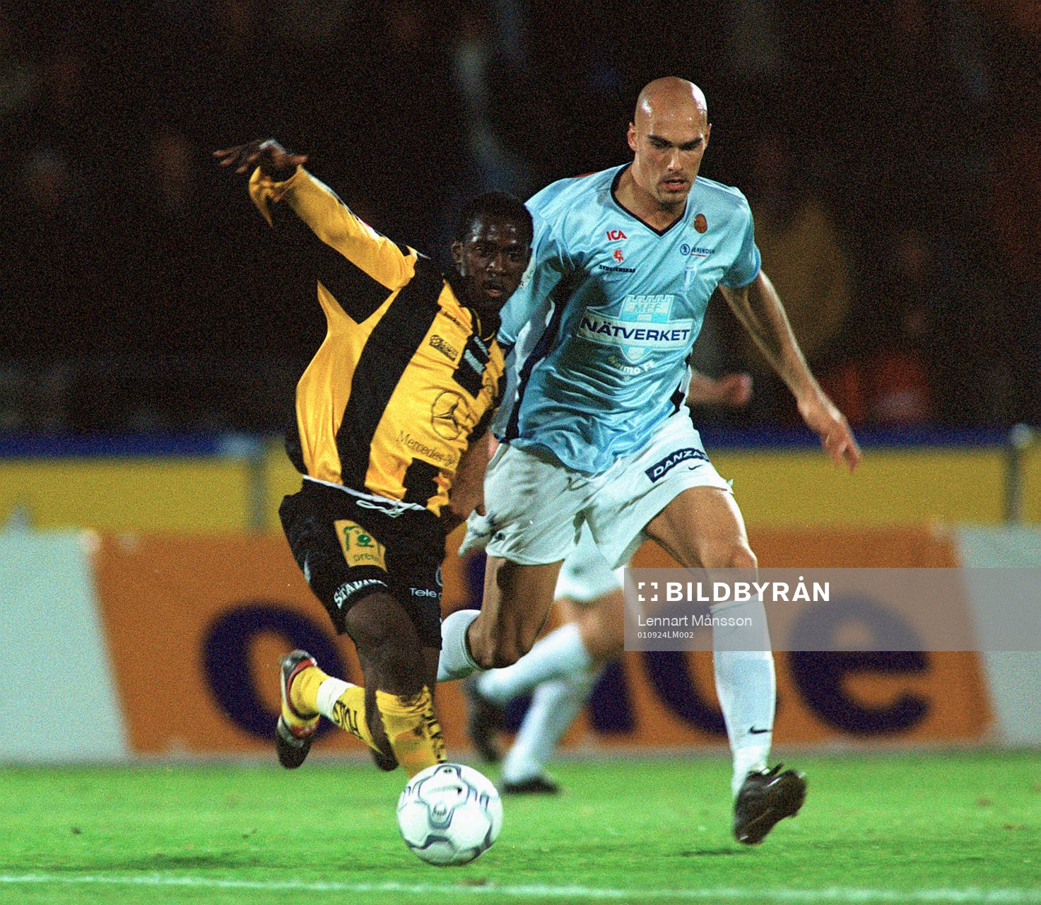 Dulee Johnsson, Häcken och Daniel Majstorovic, Malmö FF