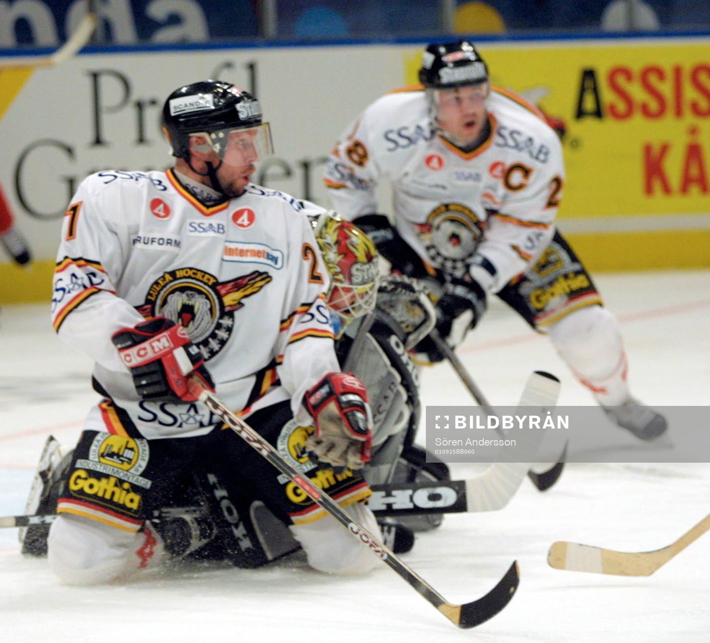 Anders Burström, Daniel Henriksson och Roger Åkerström,