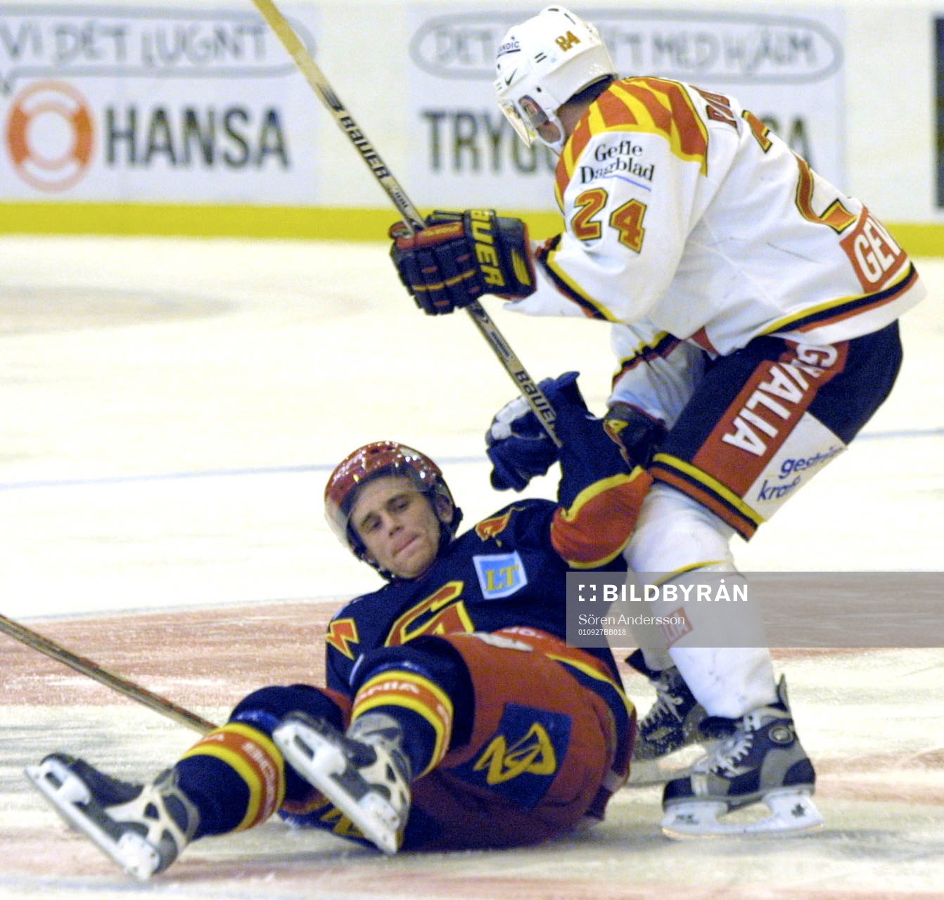 Mattias Carlsson, Södertälje och Daniel Rudslätt, Brynäs