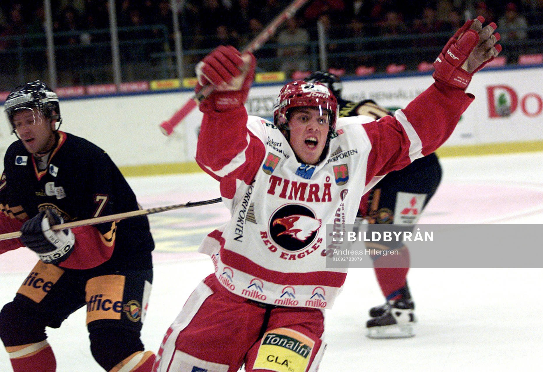 Ishockey, Linus Fagemo, Timrå, jubel