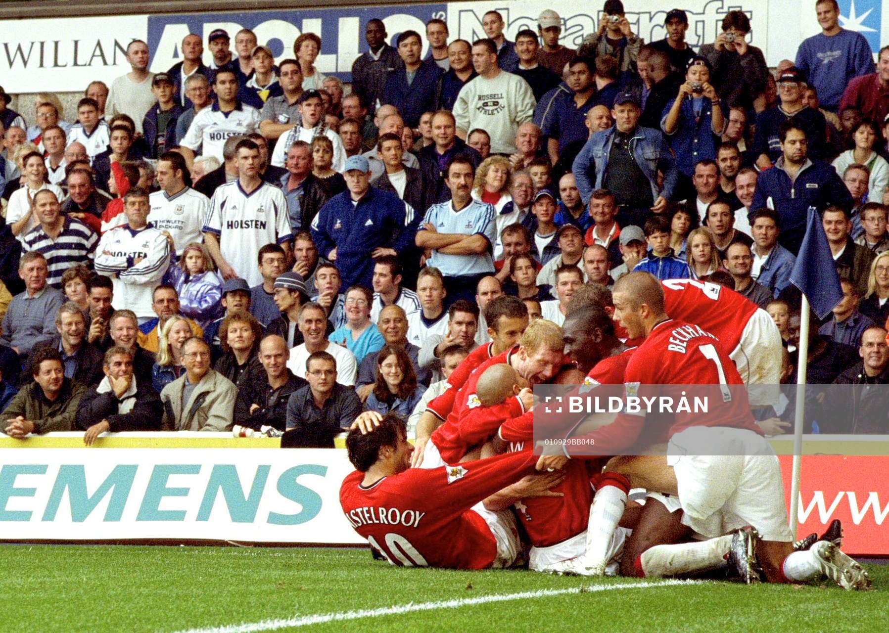 Juan Sebastian Veron, Manchester gratuleras