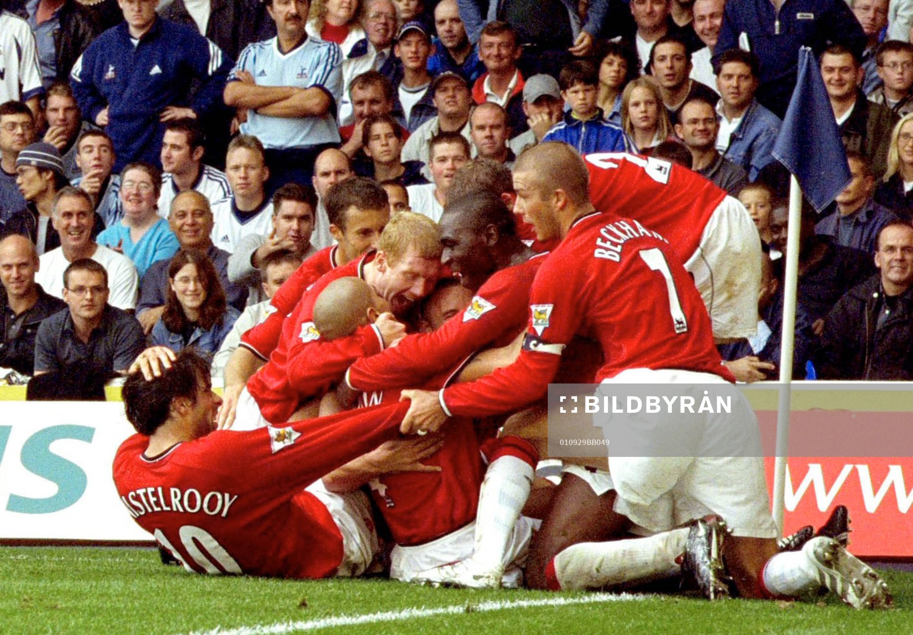 Juan Sebastian Veron, Manchester gratuleras