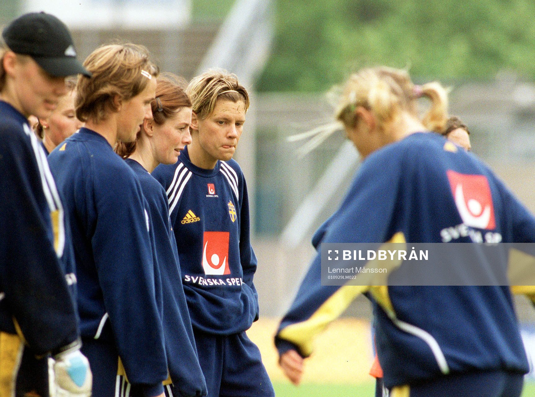 Fotboll, Malin Andersson, Malin Moström och Ulrika Björn