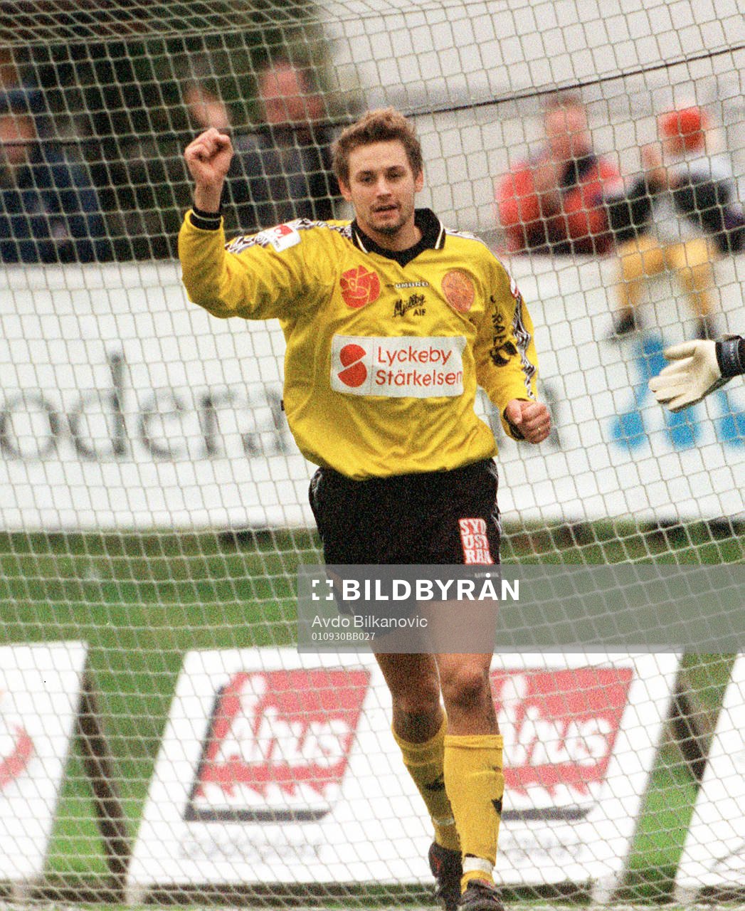 Fotboll, Superettan, Marcus Ringberg, Mjällby jubel