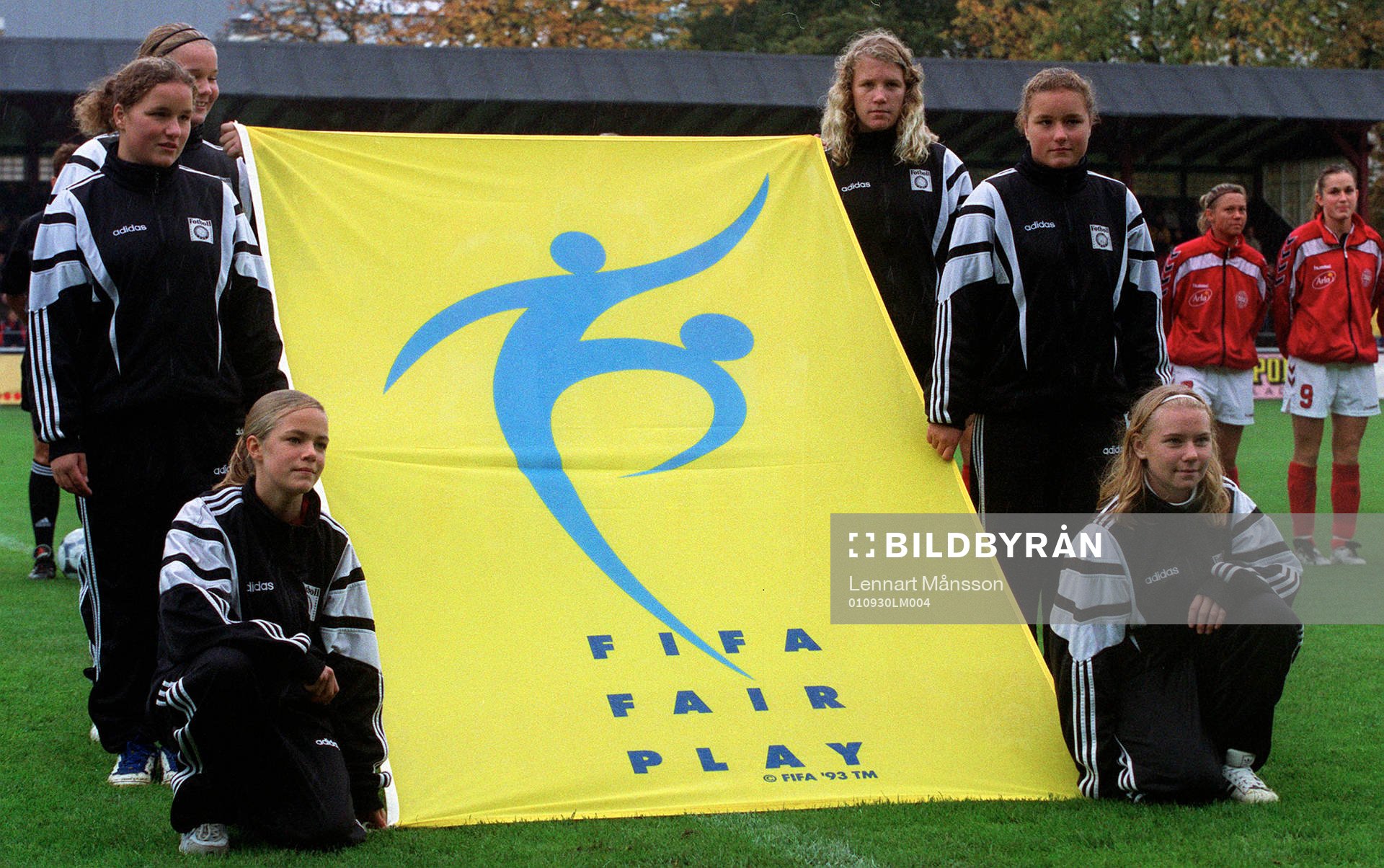 Sverige - Danmark Fair play flagga