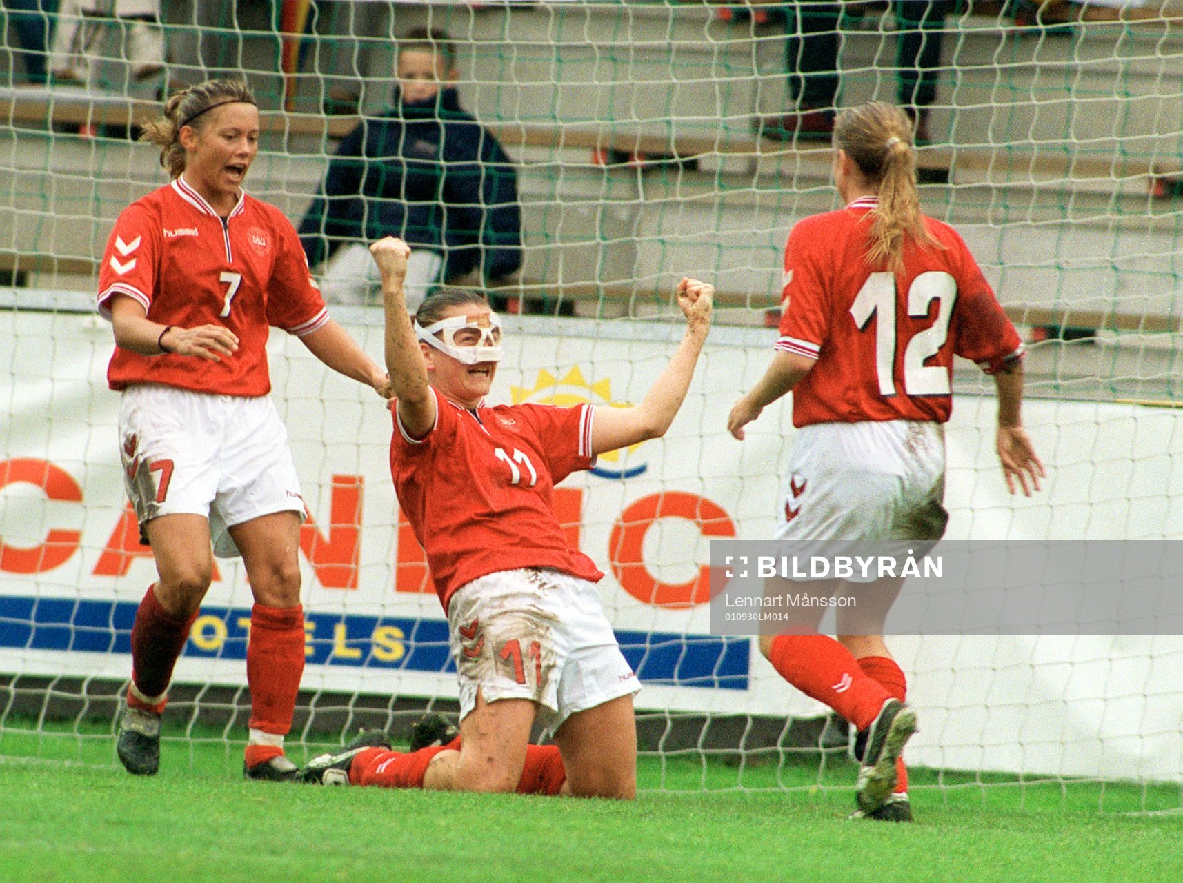 Merete Pedersen, danmark jublar