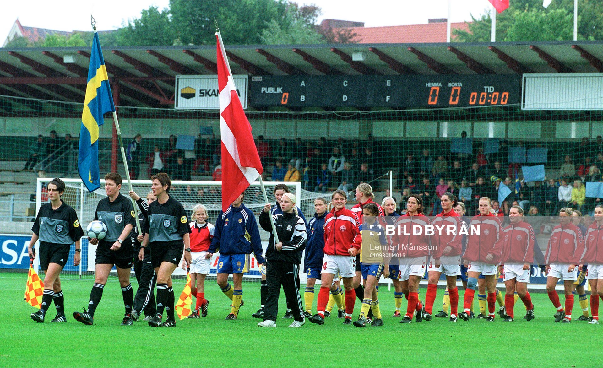 Inmarsch, Sverige - Danmark
