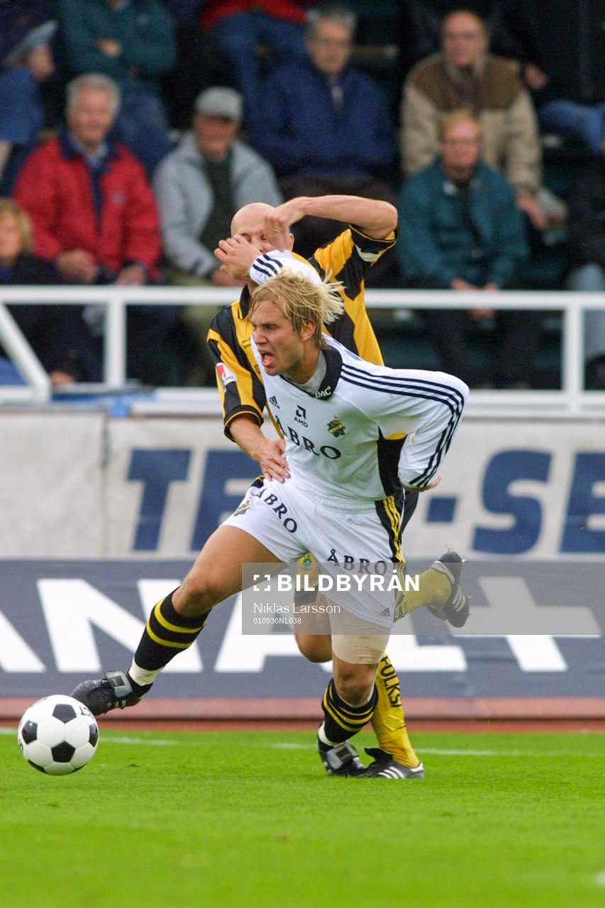 Mikael Göransson, Häcken i ryggen på Martin Åslund, AIK