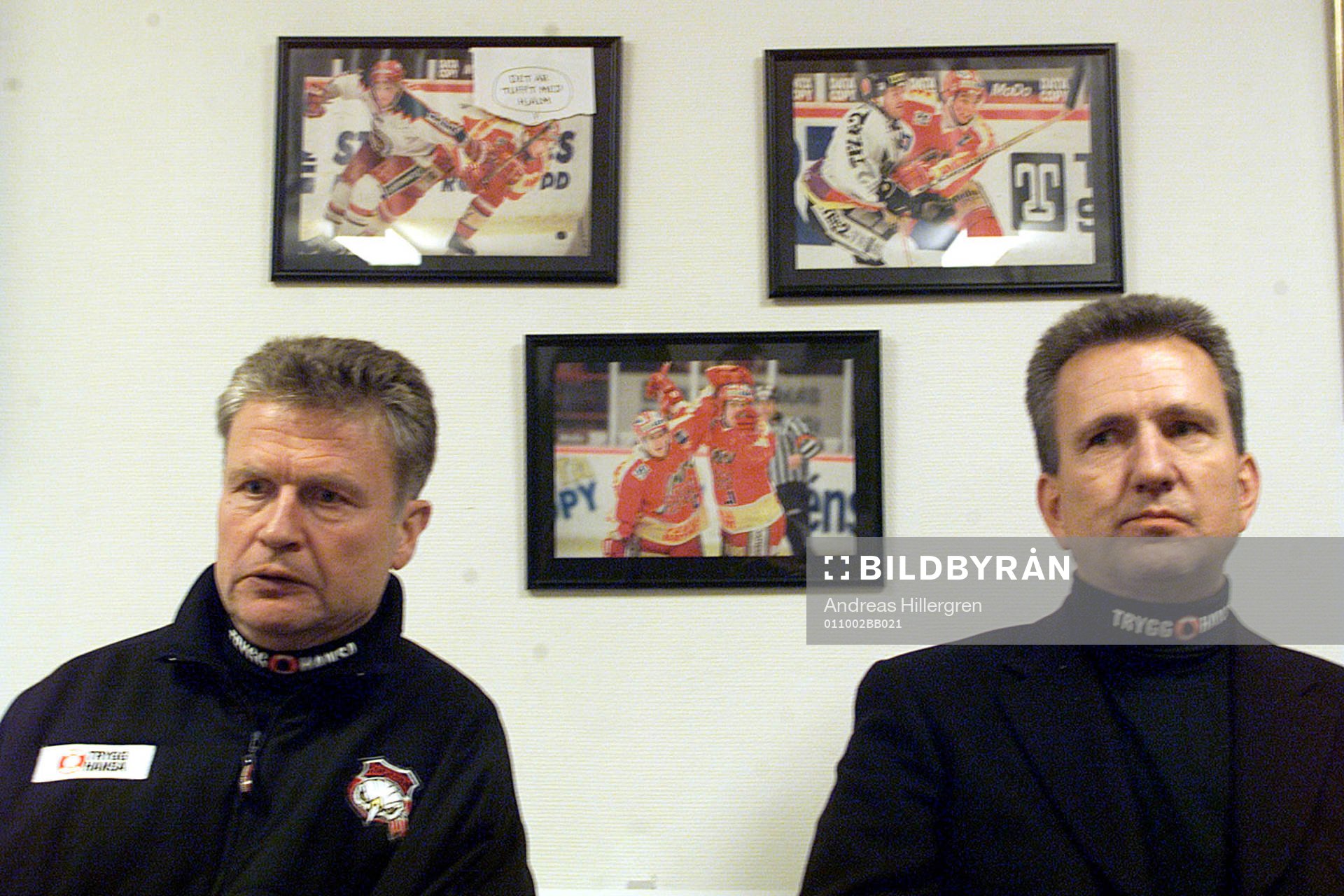 Malmös tränare, Per Bäckman och Pirro Alexandersson,