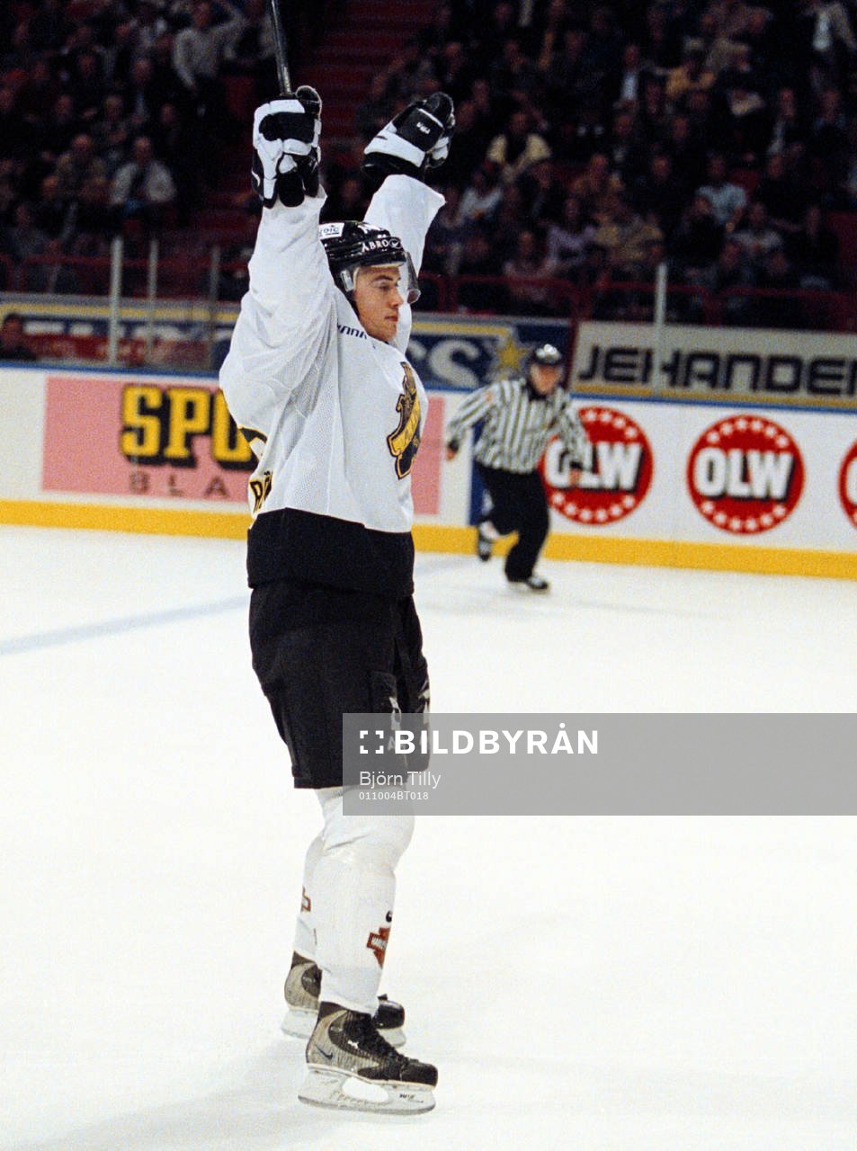 Ishockey, Elitserien. Per-Anton Lundström, AIK, jubel