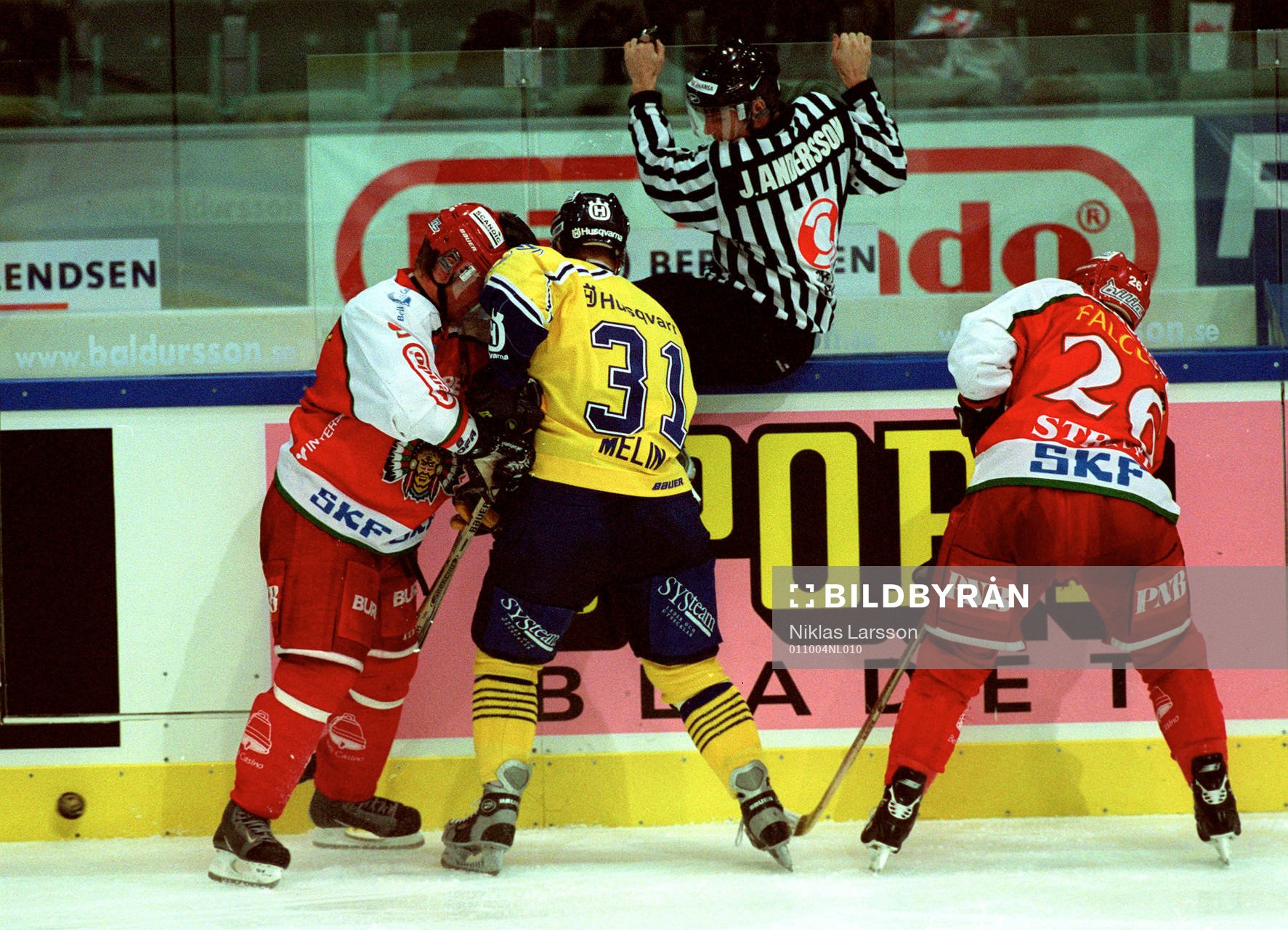 Christian Bäckman, Frölunda, Björn Melin, HV71, Jan
