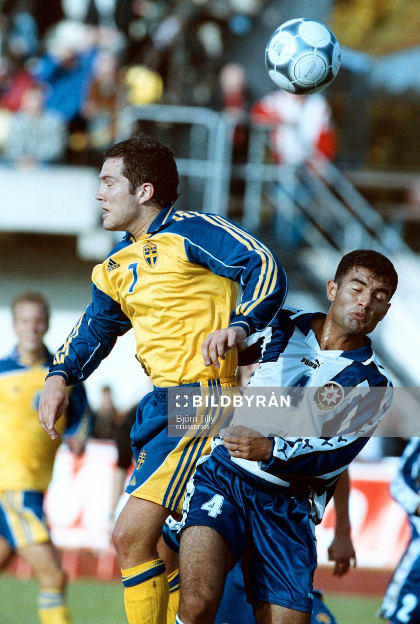 Fotboll, U21, Sverige - Azerbadjan. Martin Ericson