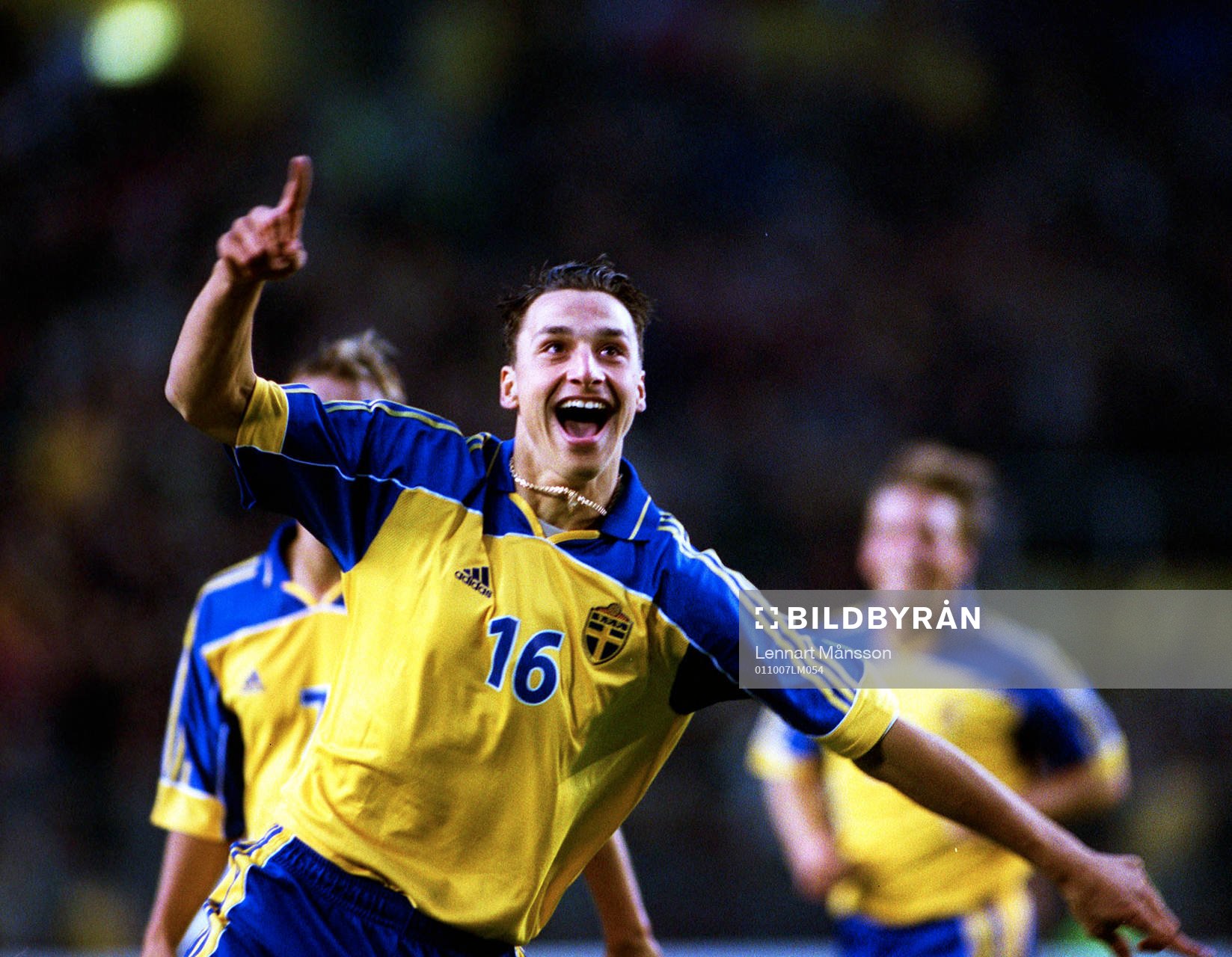 Fotboll, Zlatan Ibrahimovic gör sitt första mål i