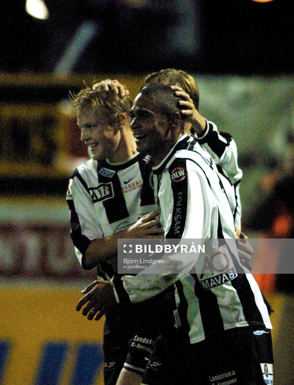 Mathias Eklund och Daniel Nannskog, Landskrona jubel