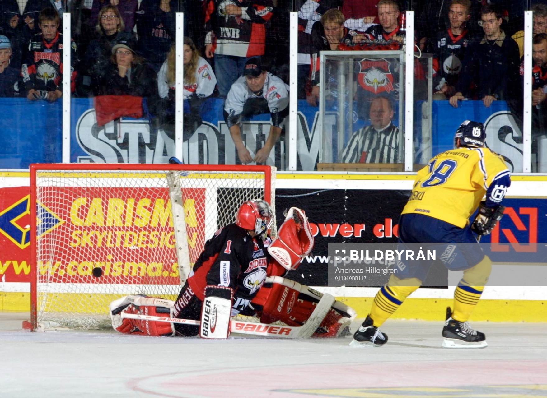 Anders Huusko, HV 71 sätter straffen bakom på Andreas