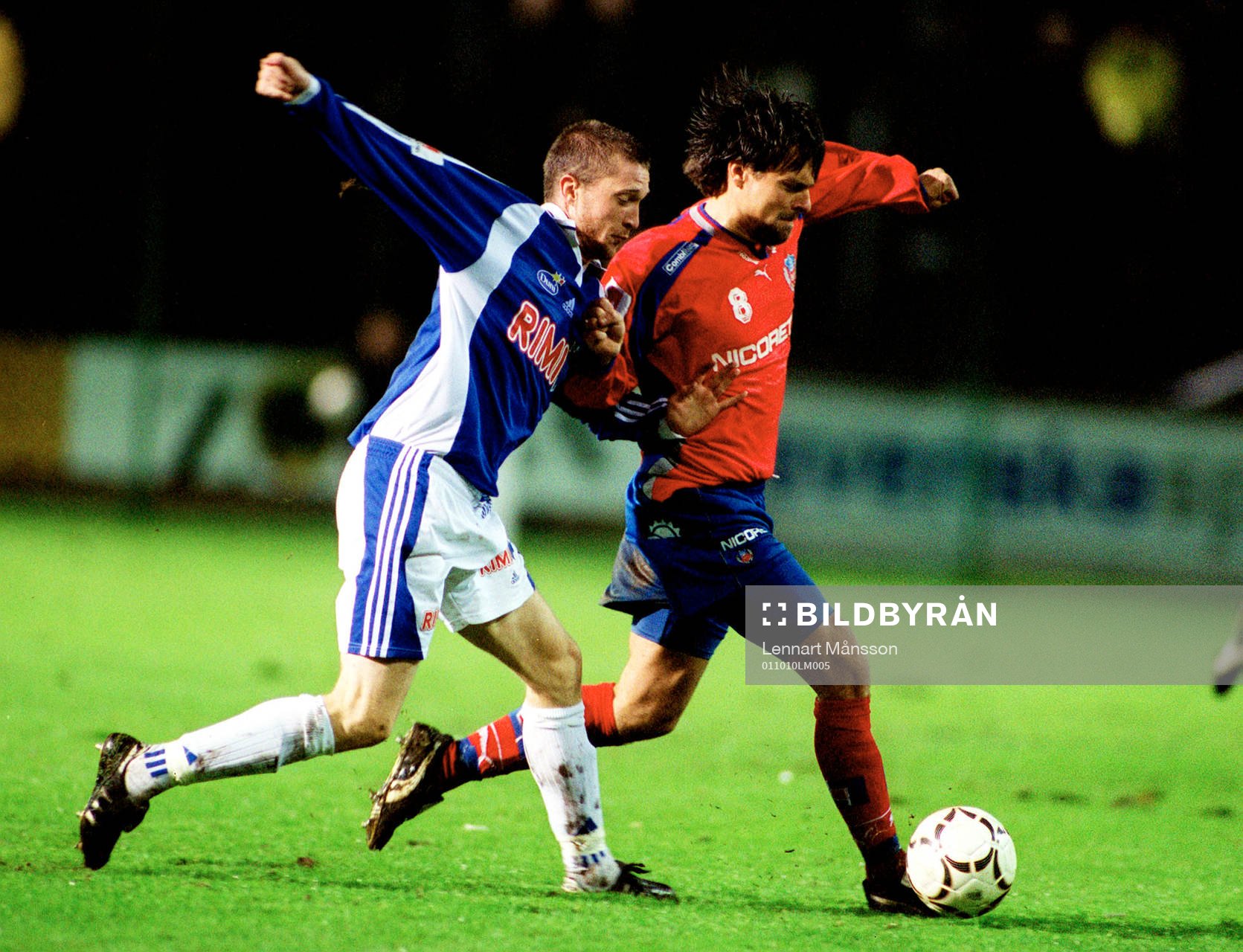 Lars Bakkerud, Helsingborg och Mikael Nilsson, Halmstad