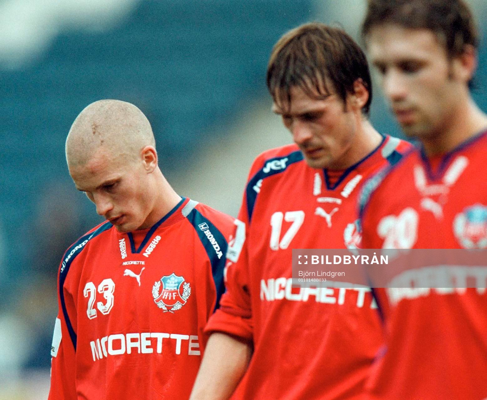Christoffer Andersson, Michael Hansson och Rade Prica,