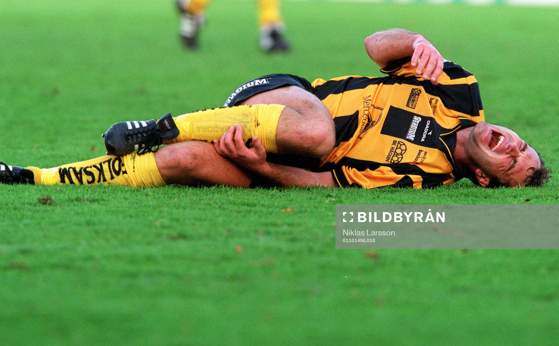 Peter Vougt, Häcken. Skada