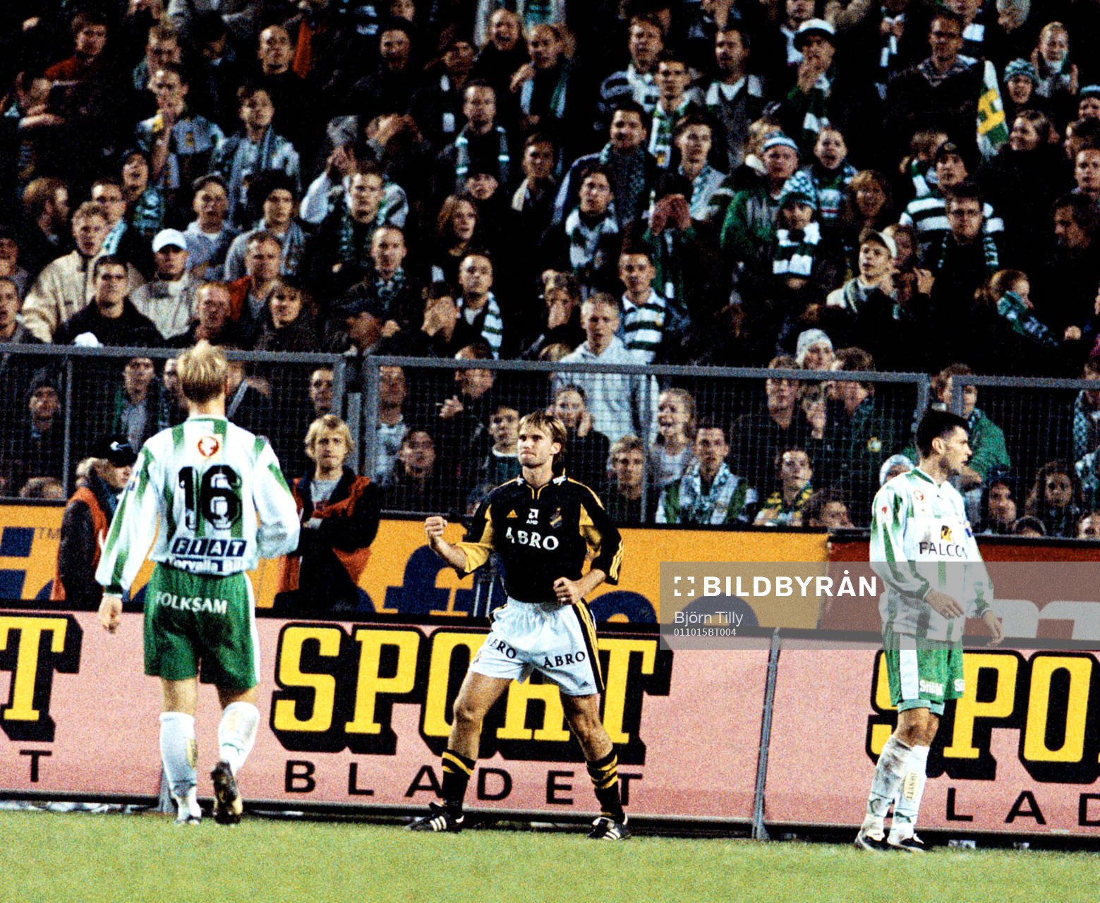 Fotboll, Allsvenskan, AIK - Hammarby. Andreas Andersson,