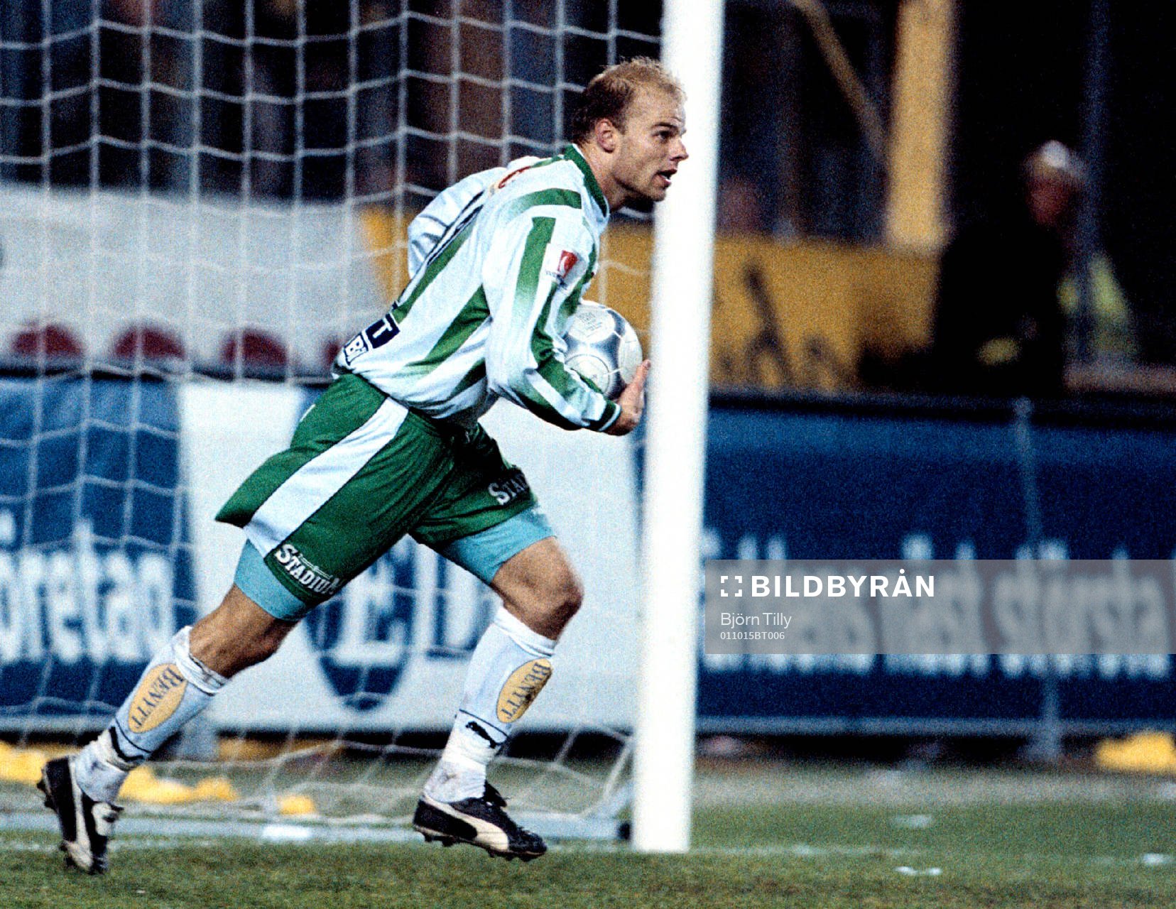 Fotboll, Allsvenskan, AIK - Hammarby. Andreas Hermansson,
