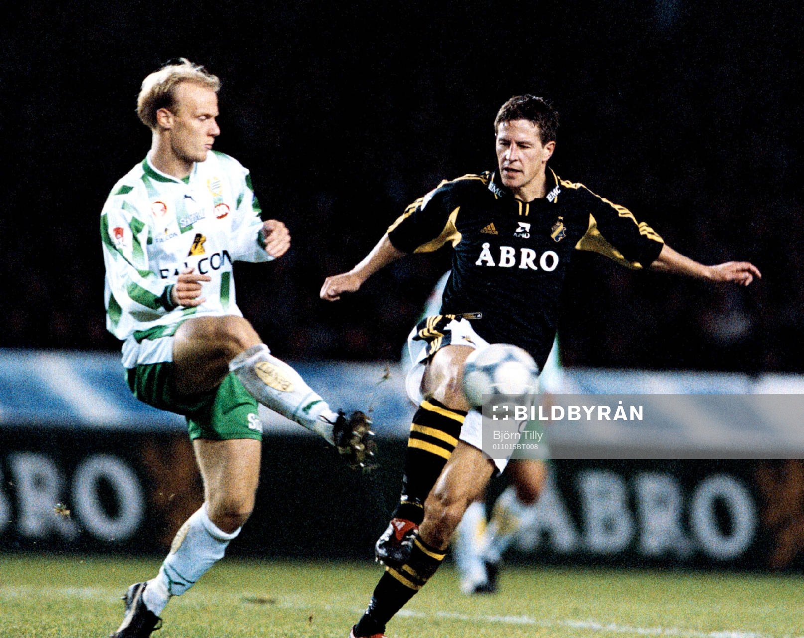 Fotboll, Allsvenskan, AIK - Hammarby. Mikael Andersson,