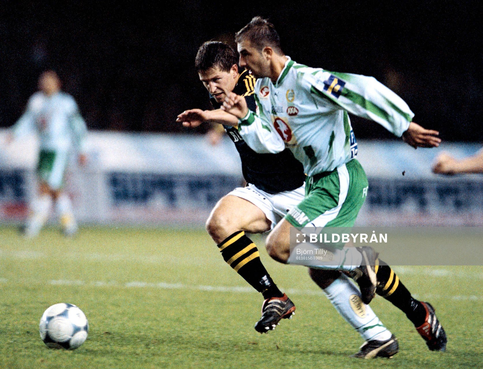 Fotboll, Allsvenskan, AIK - Hammarby. Thomas Lagerlöf, AIK