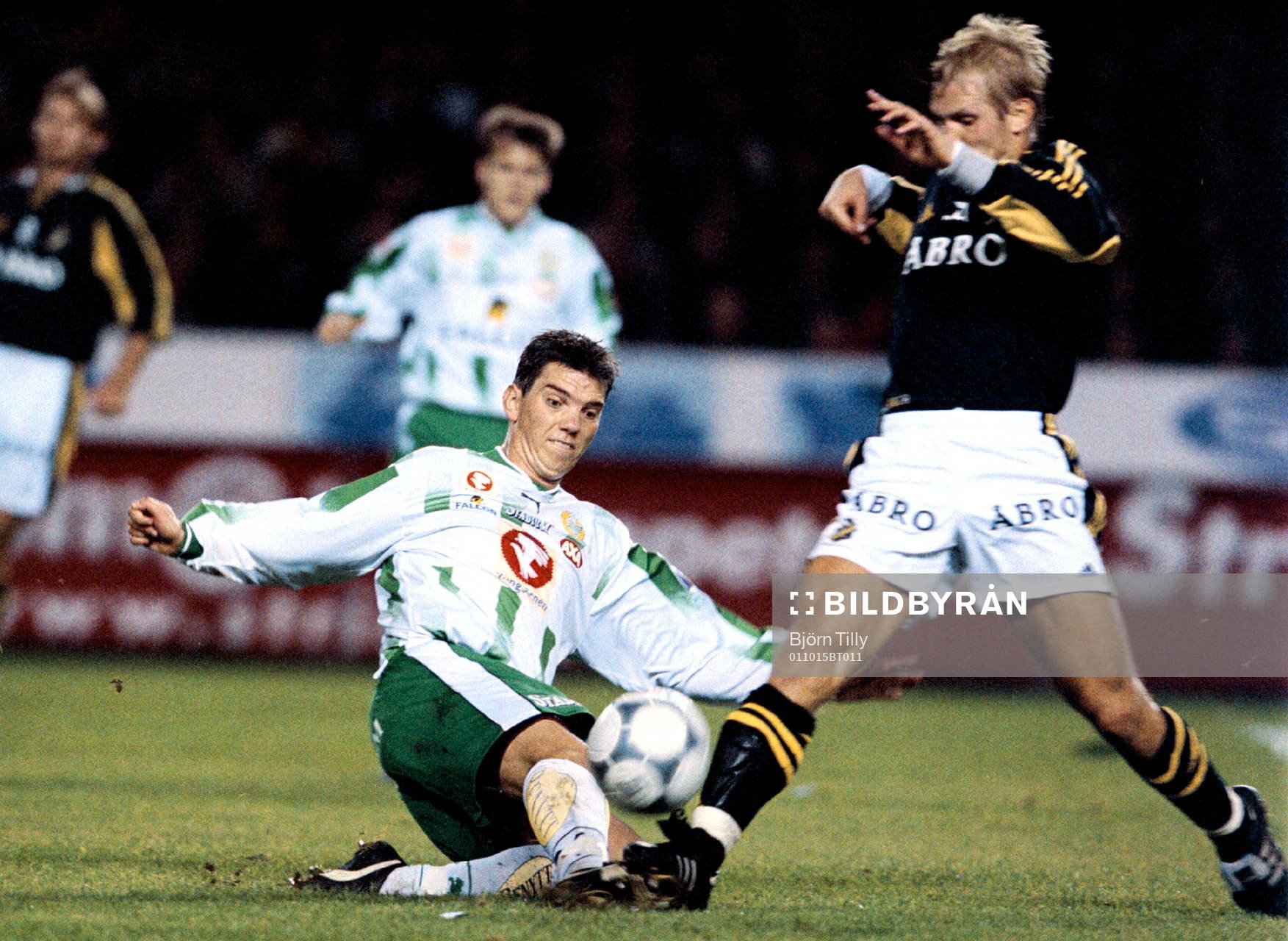 Fotboll, Allsvenskan, AIK - Hammarby. Johan Andersson,