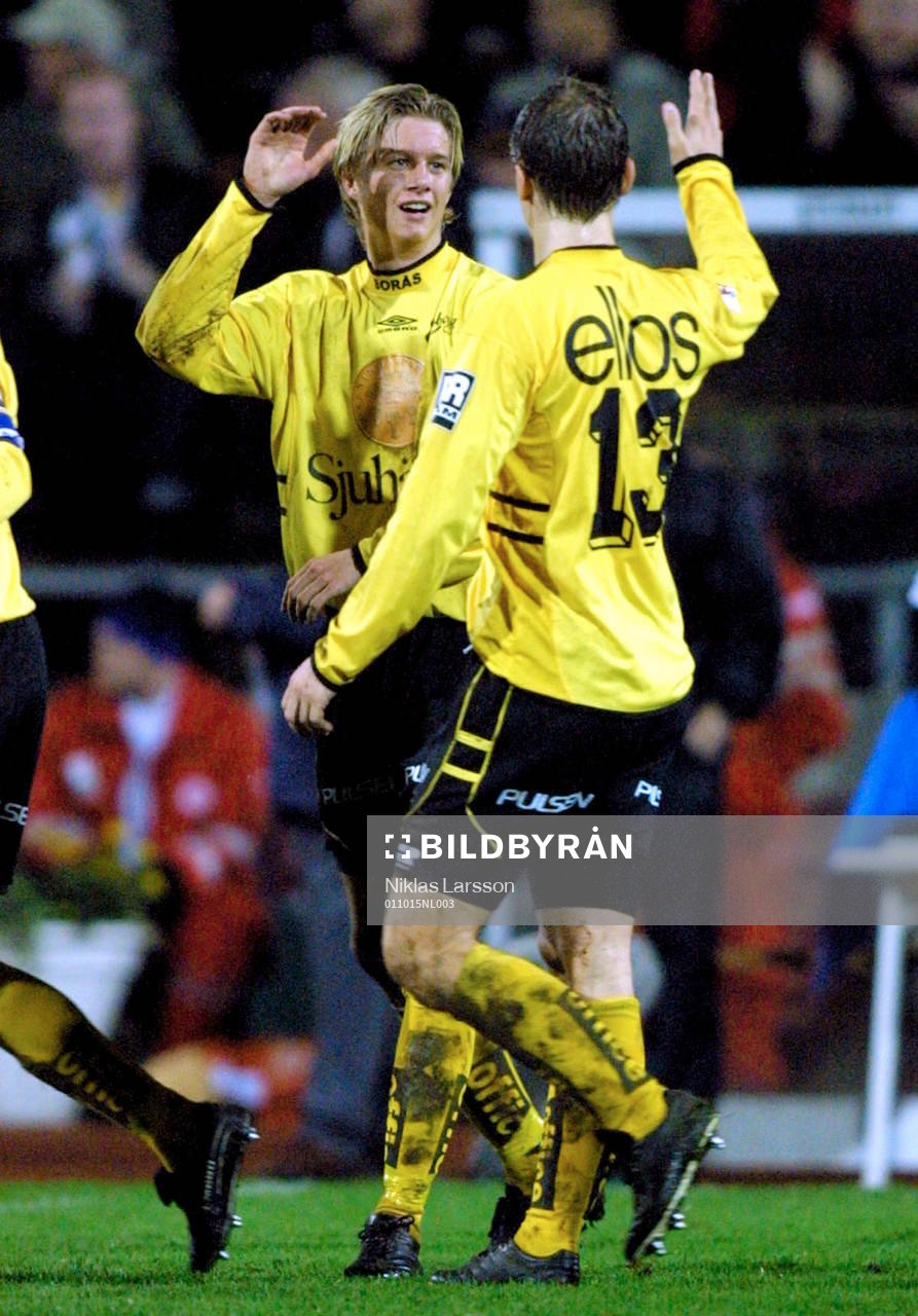 Andreas Drugge, Elfsborg gratuleras av Lars Gunnar