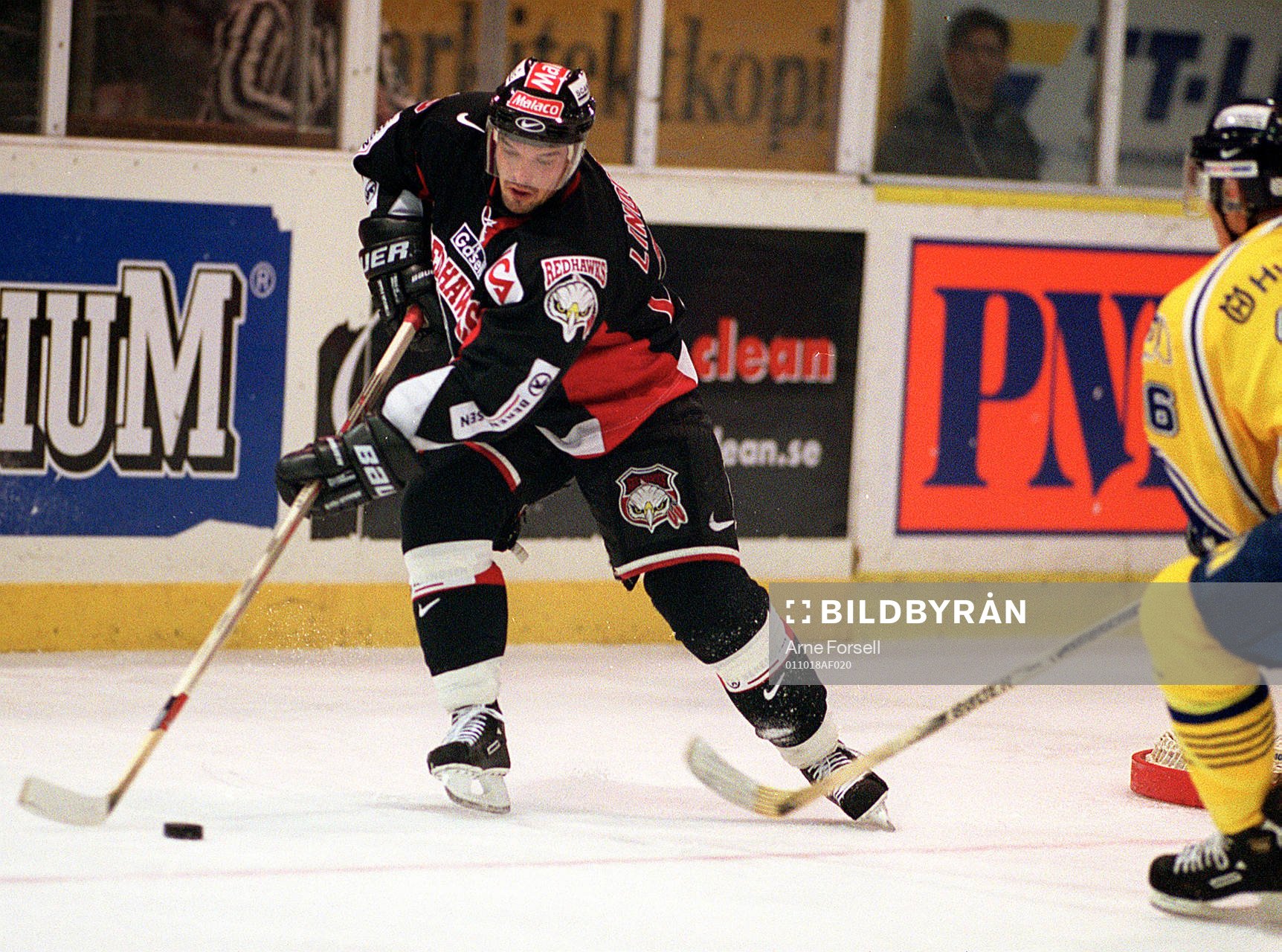 Ishockey, elitserien, Malmö - HV 71. Fredrik Lindquist,