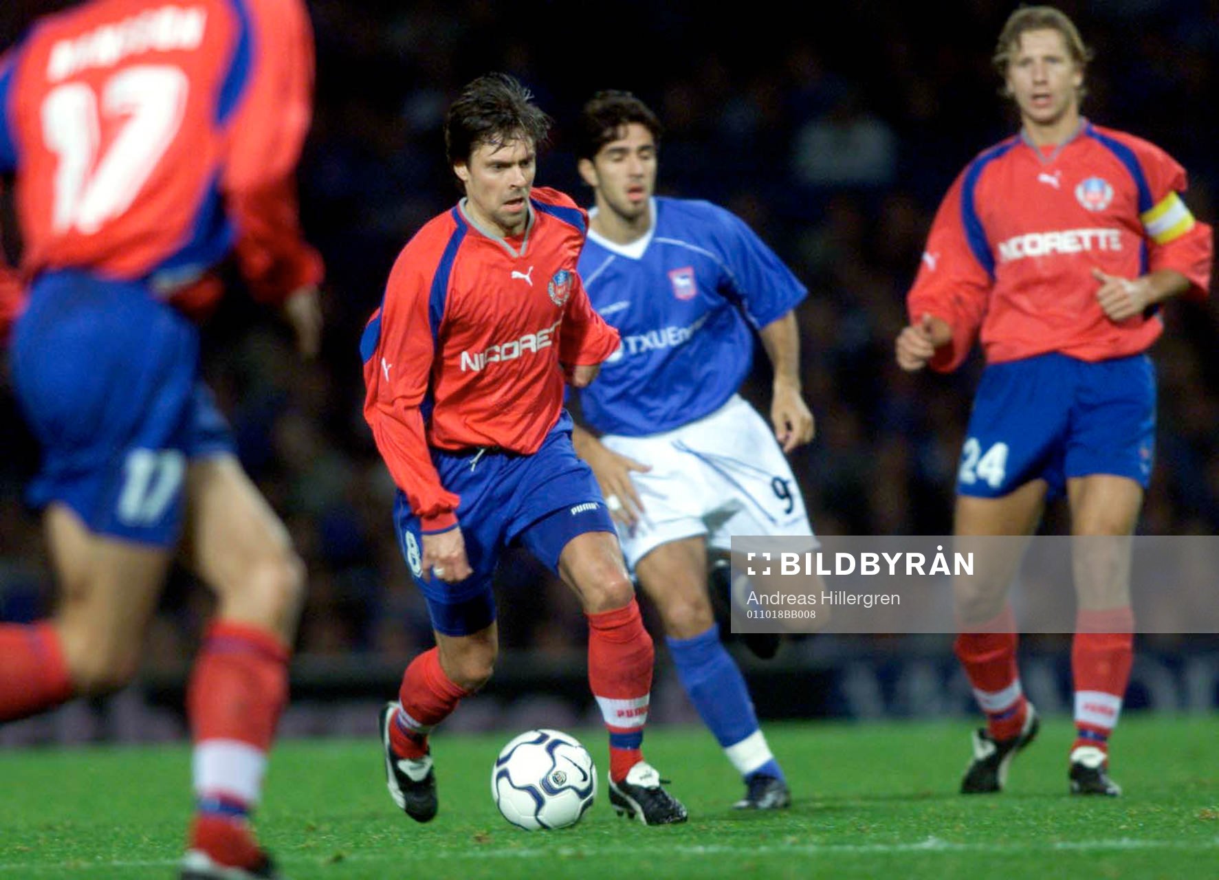 Lars Bakkerud, Helsingborg och Pablo Counago, Ipswich