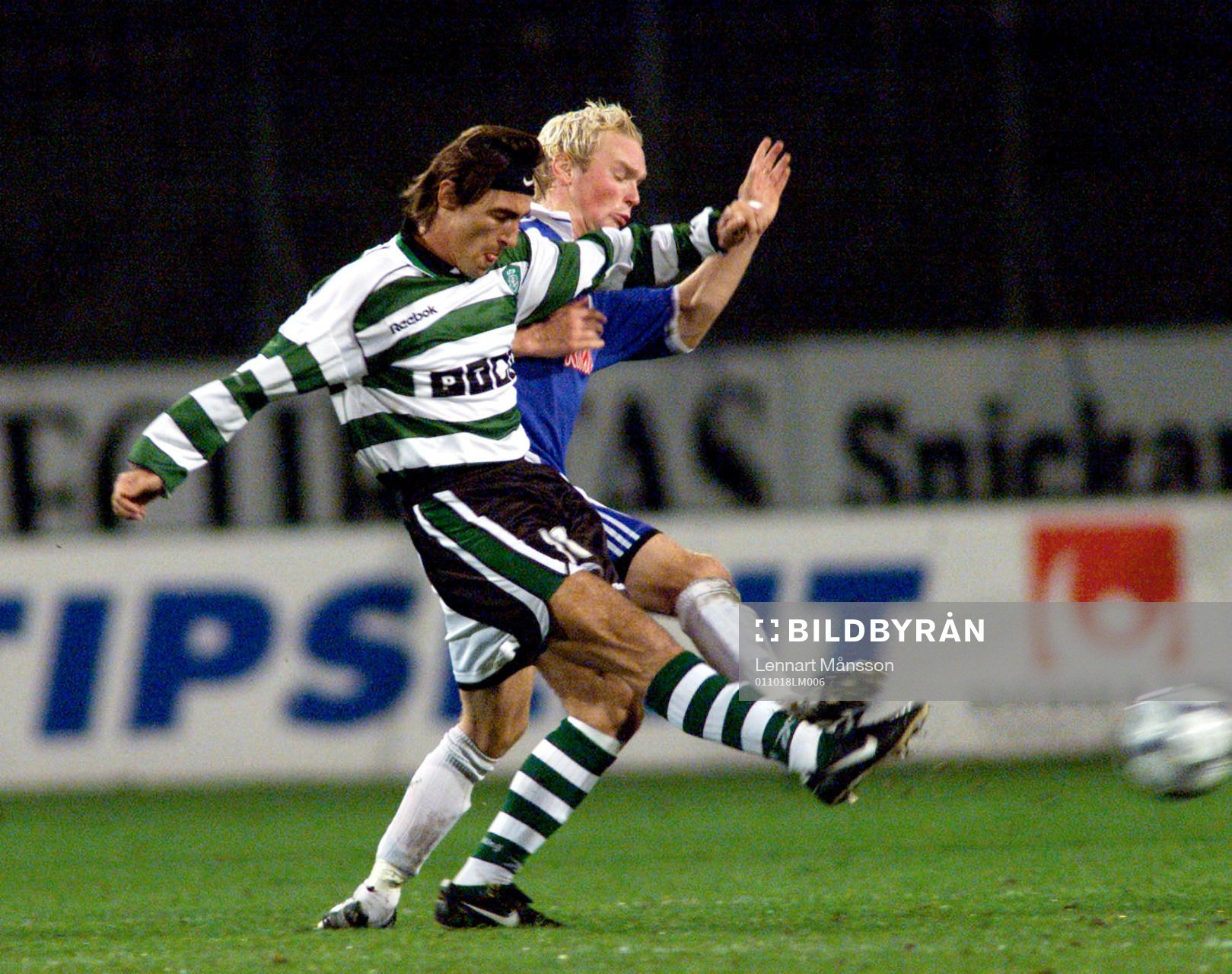 fotboll, Uefa-Cupen, Halmstad - Sporting Portugal (Sporting