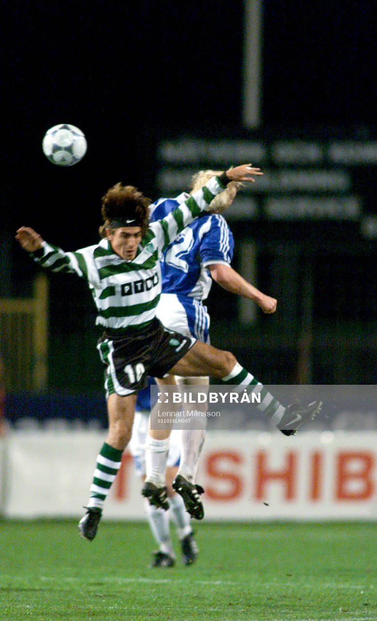 fotboll, Uefa-Cupen, Halmstad - Sporting Portugal (Sporting