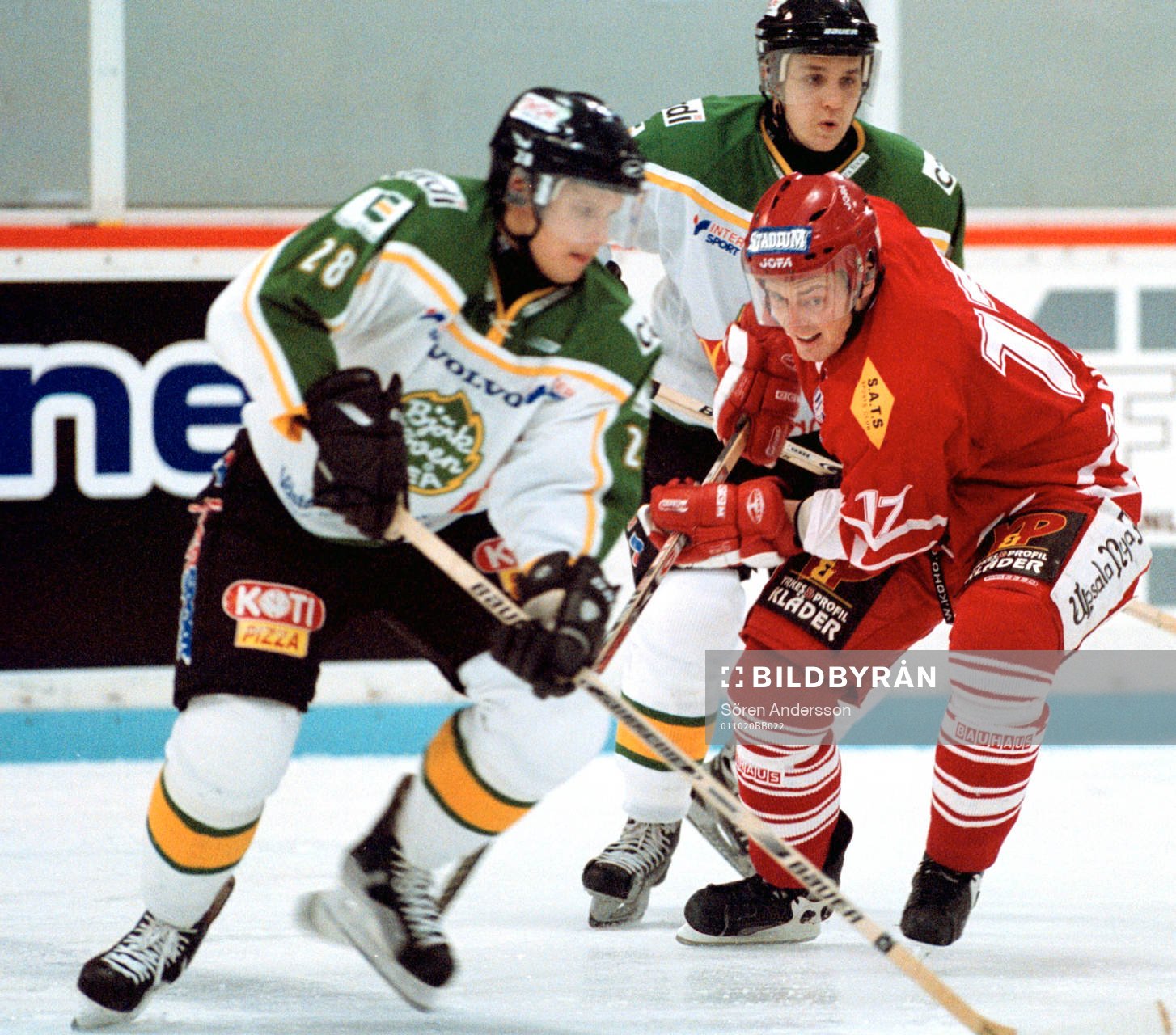 Tommy Hämäläinen, Björklöven och Andreas Sjölund,