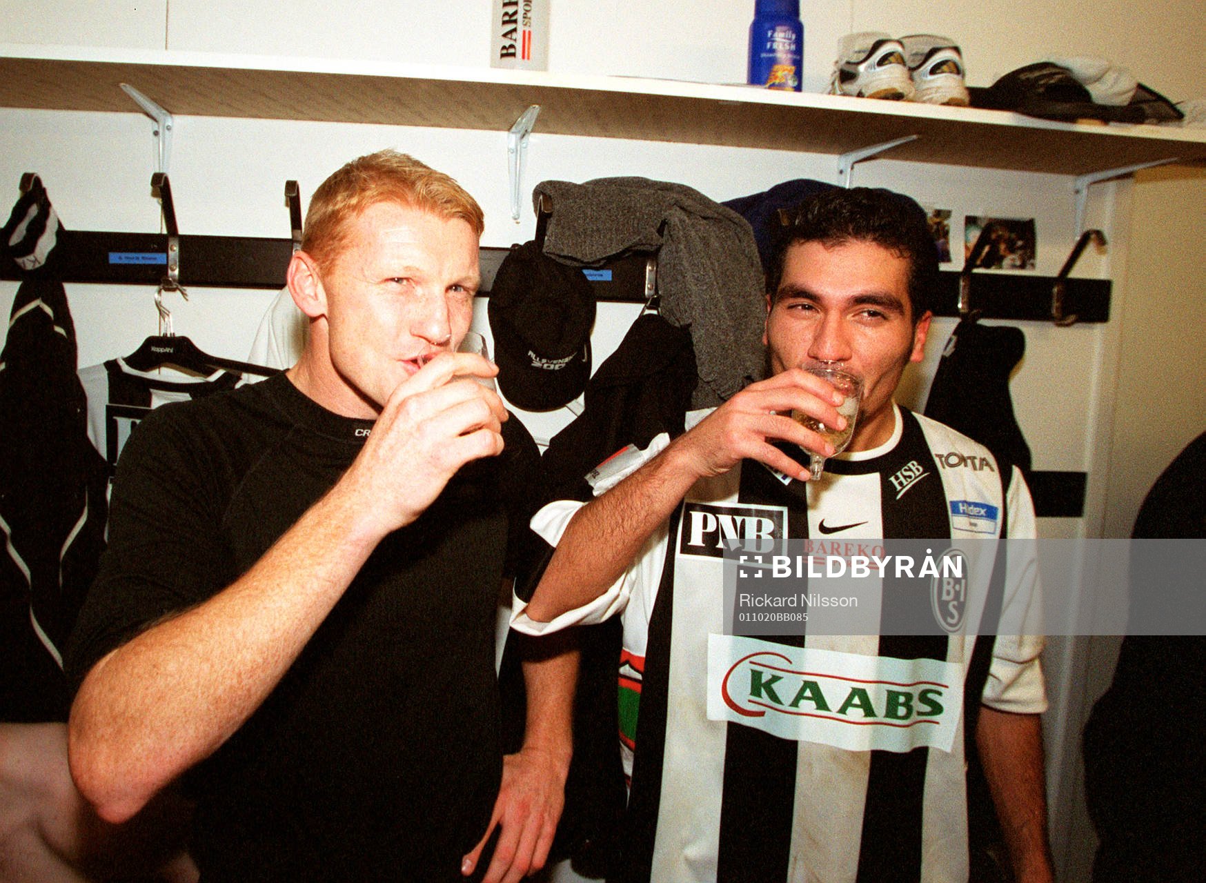 Urban Stoltz, tränare och Hasan Cetinkaya, Landskrona