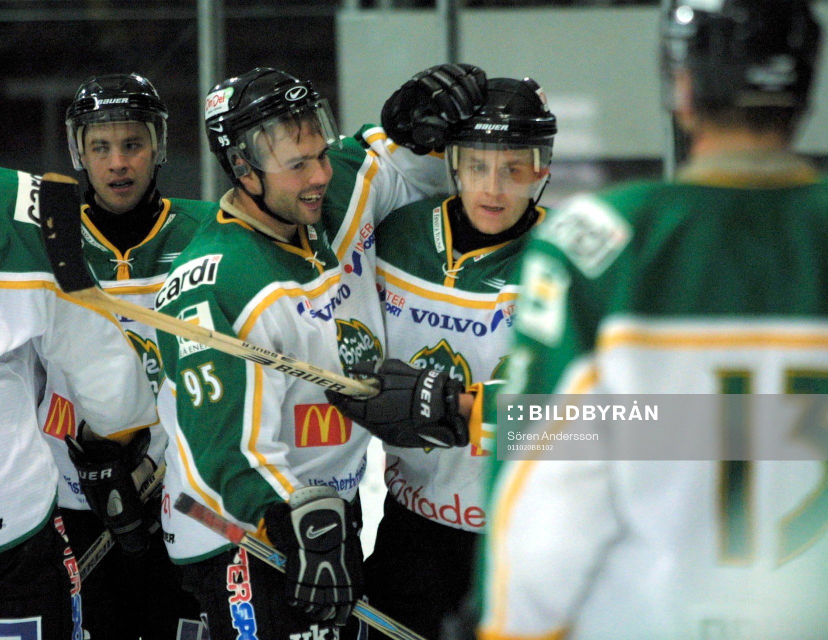 Jesper Jäger och Göran Hermansson, Björklöven, jubel