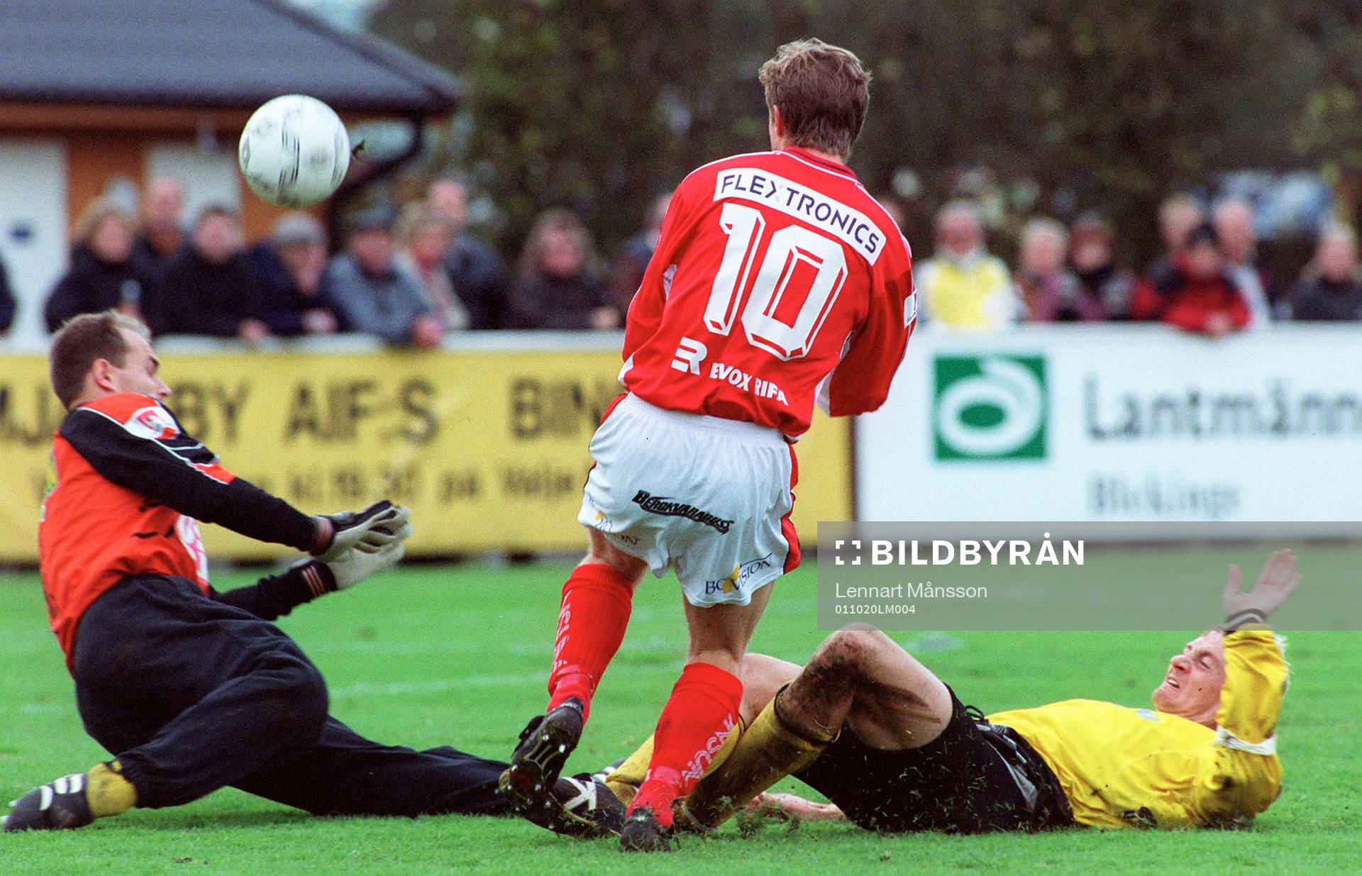 Fotboll, superettan, Mjällby - Kalmar. Patrik Rosengren,