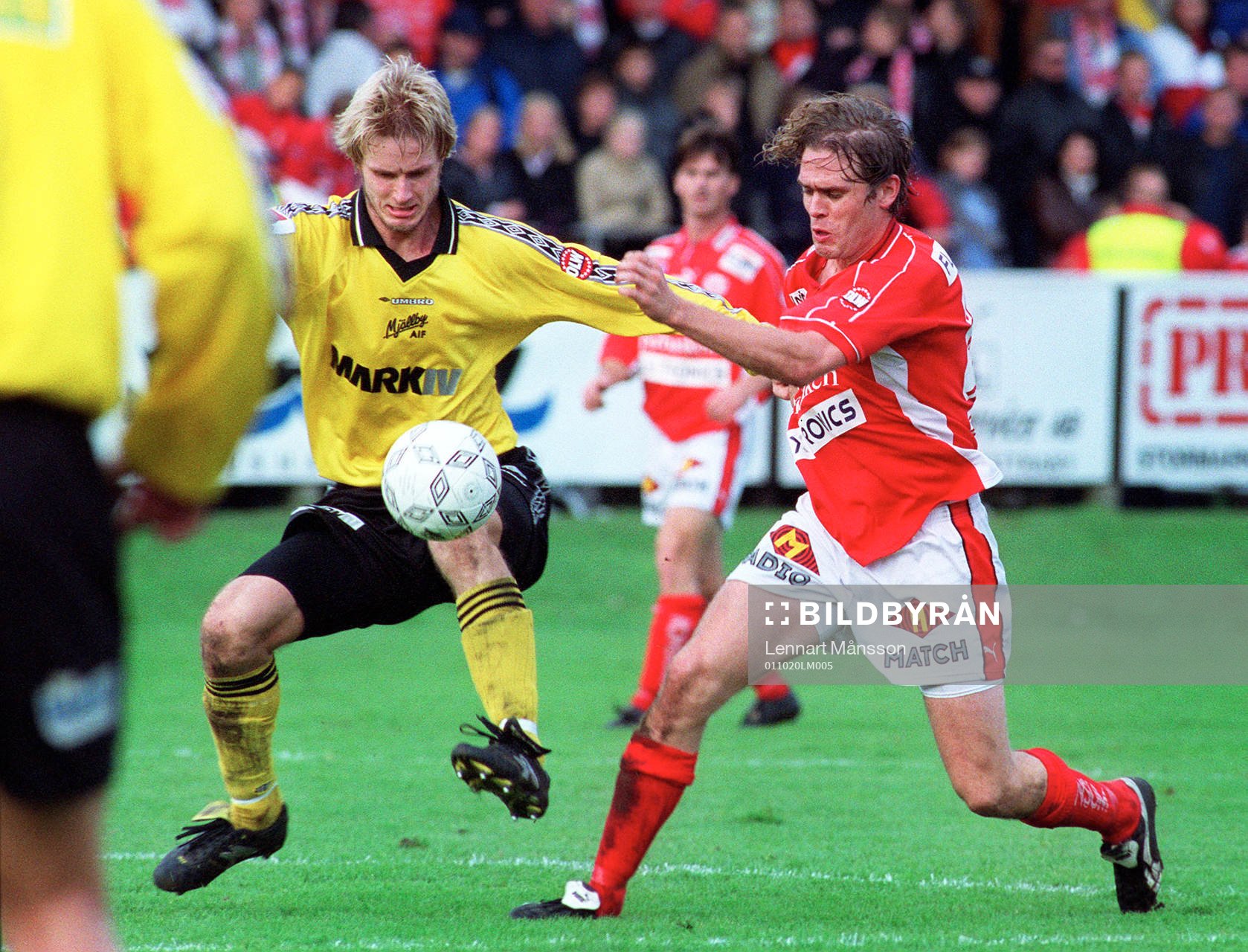 Fotboll, superettan, Mjällby - Kalmar. Simon Sjöfors,