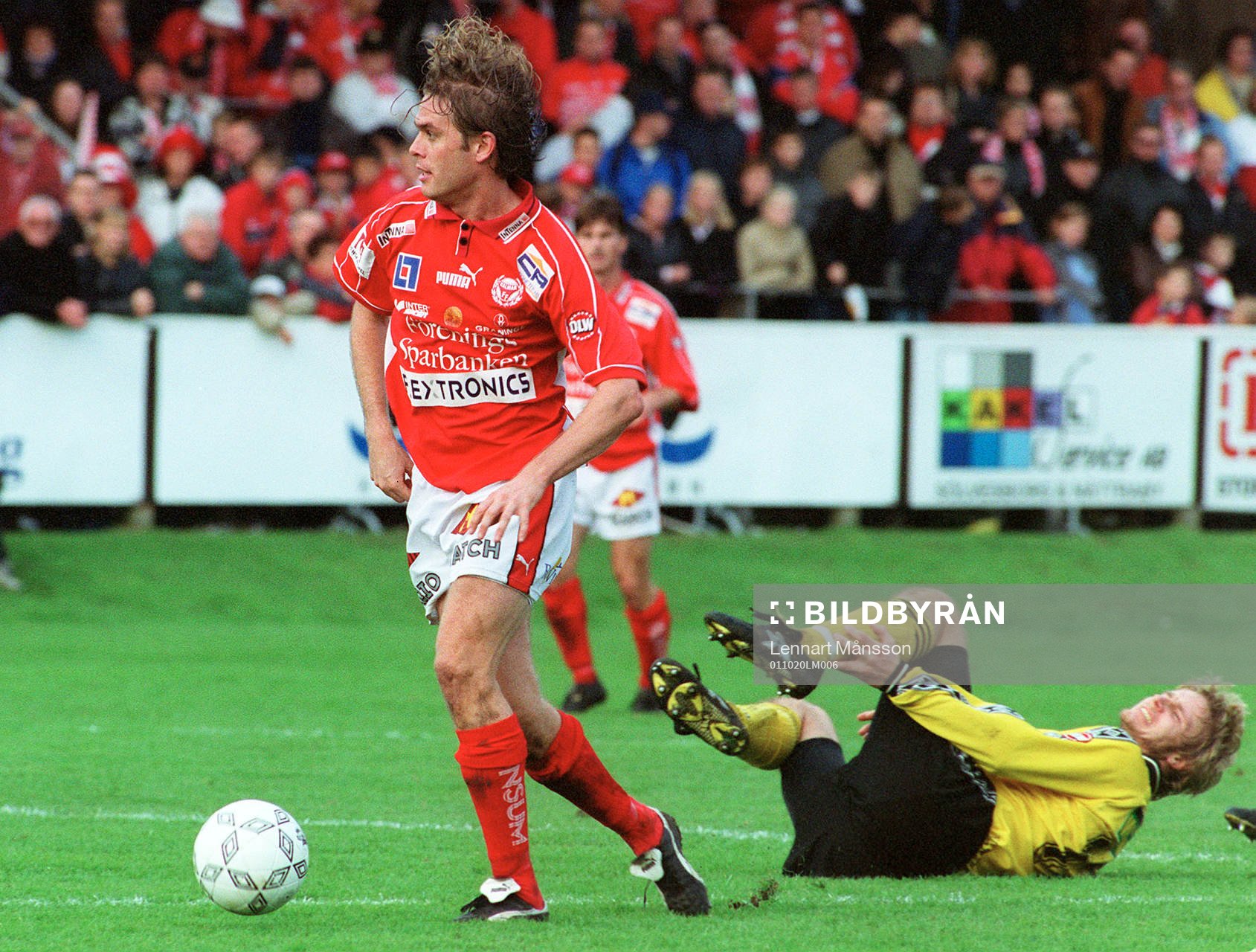 Fotboll, superettan, Mjällby - Kalmar. Simon Sjöfors,