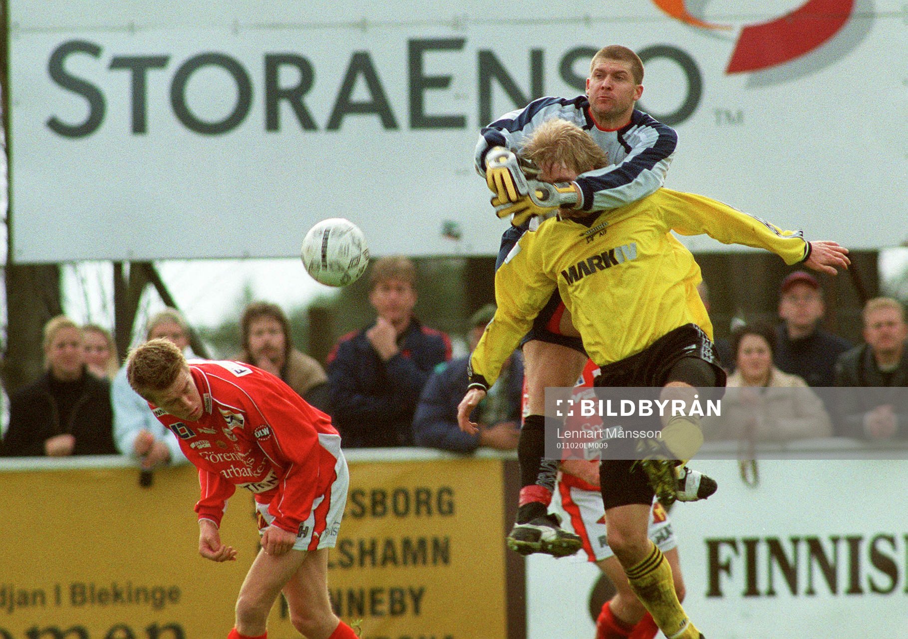 Fotboll, superettan, Mjällby - Kalmar. Mjällby förlorade