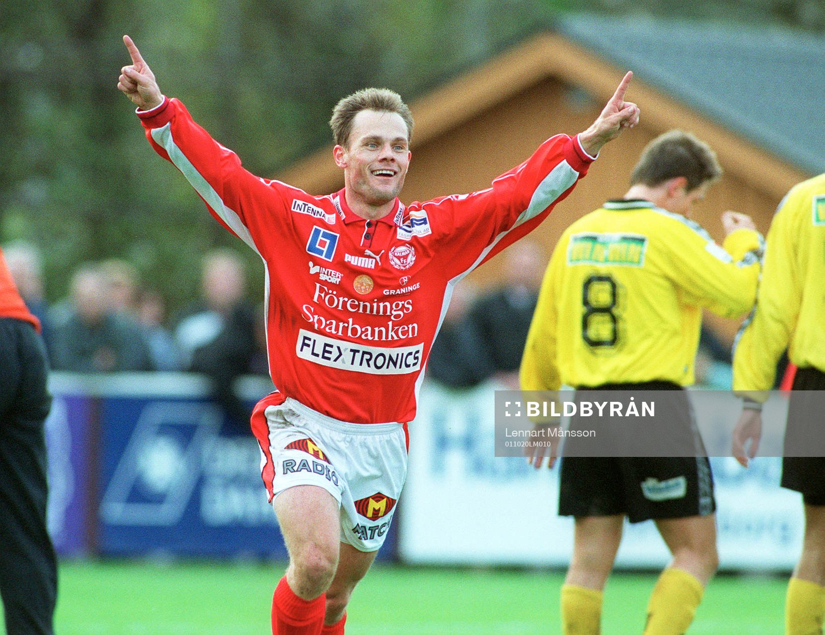 Fotboll, superettan, Mjällby - Kalmar. Håkan Lindqvist,