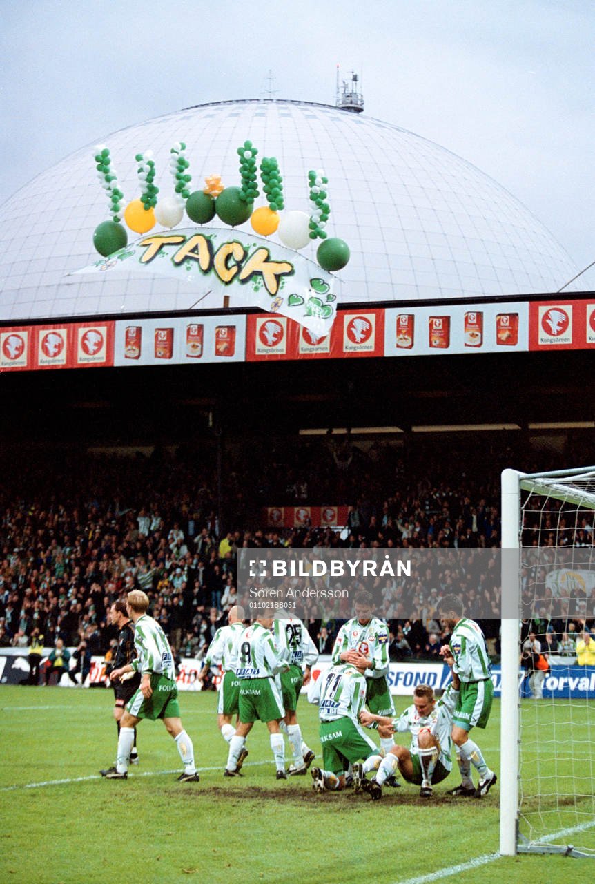  Hammarby, jubel.