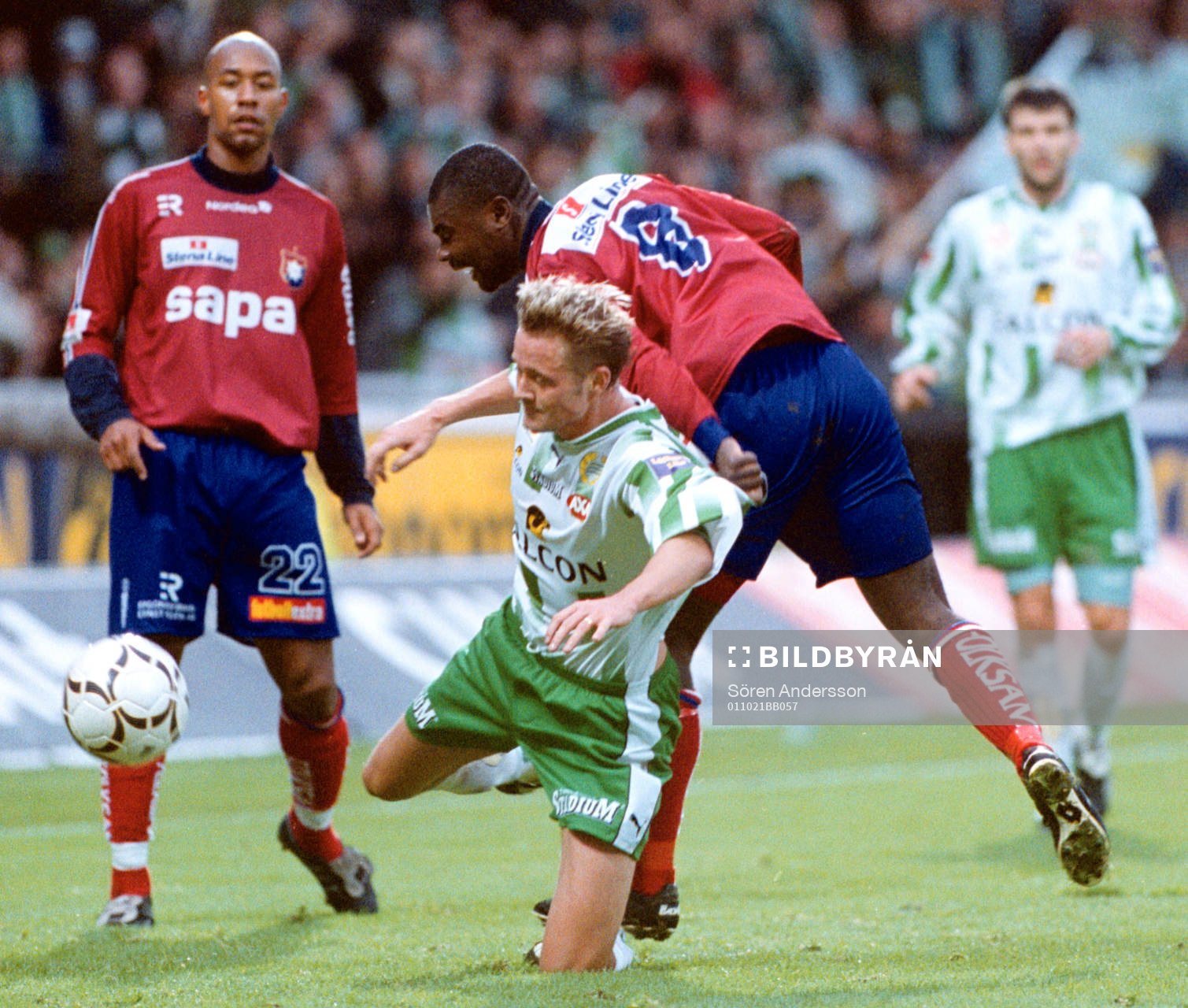 Peter Markstedt, Hammarby och Mike Owusu, Örgryte